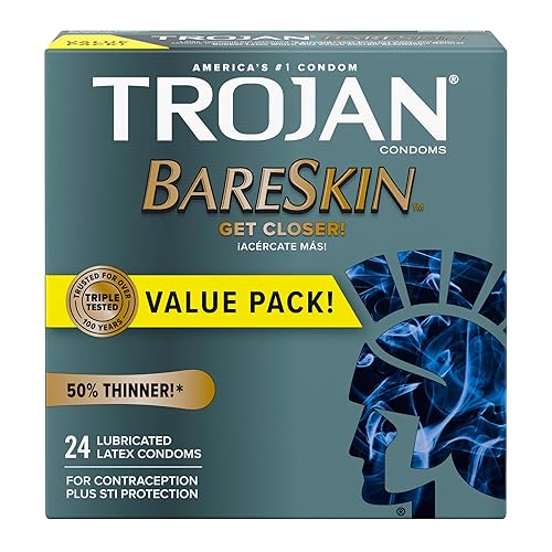 Miniatura 5 de TROJAN Magnum BareSkin - Preservativos grandes de alta calidad, cómodos y suaves lubricados para hombres, el condón número uno de Estados Unidos,