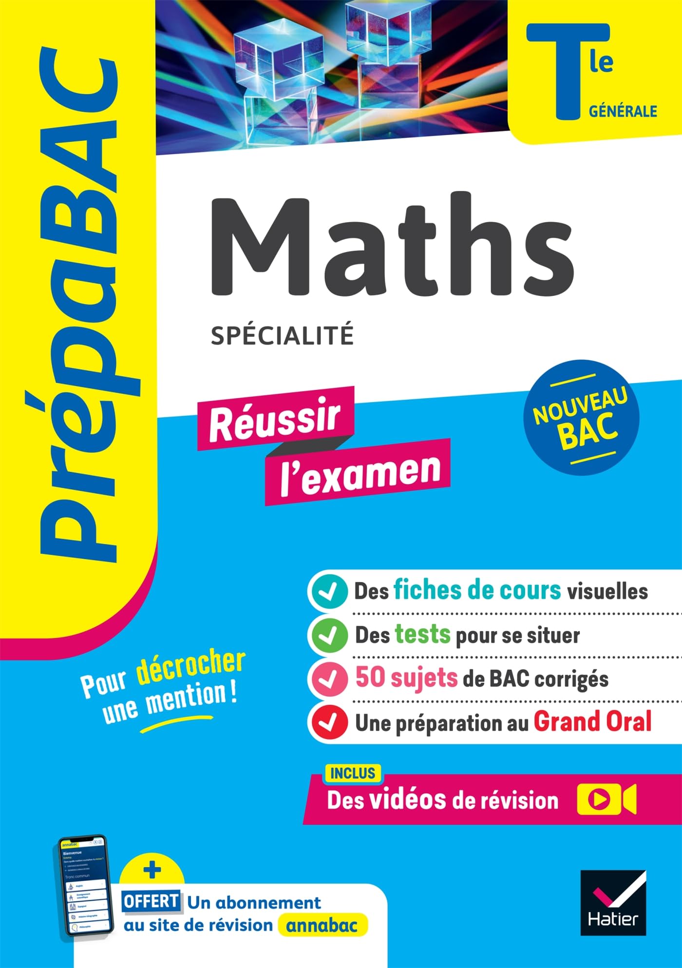 Prépabac Réussir l'examen - Maths Tle générale (spécialité) - Bac 2026: fiches de révision, sujets de bac corrigés & vidéos: 17