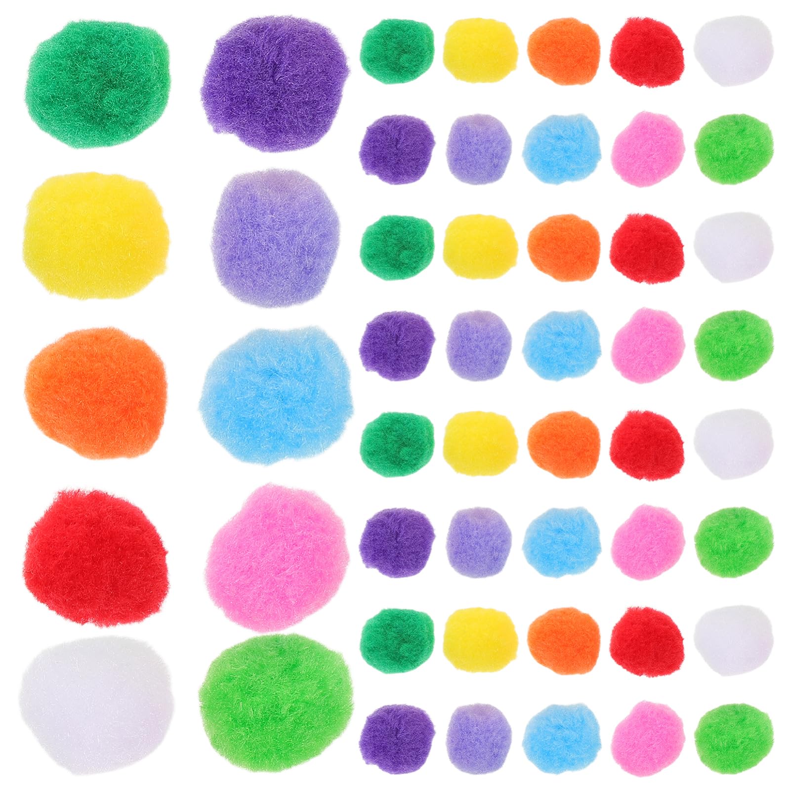Pompons en Peluche 1000 Pièces pour Créations et Décorations
