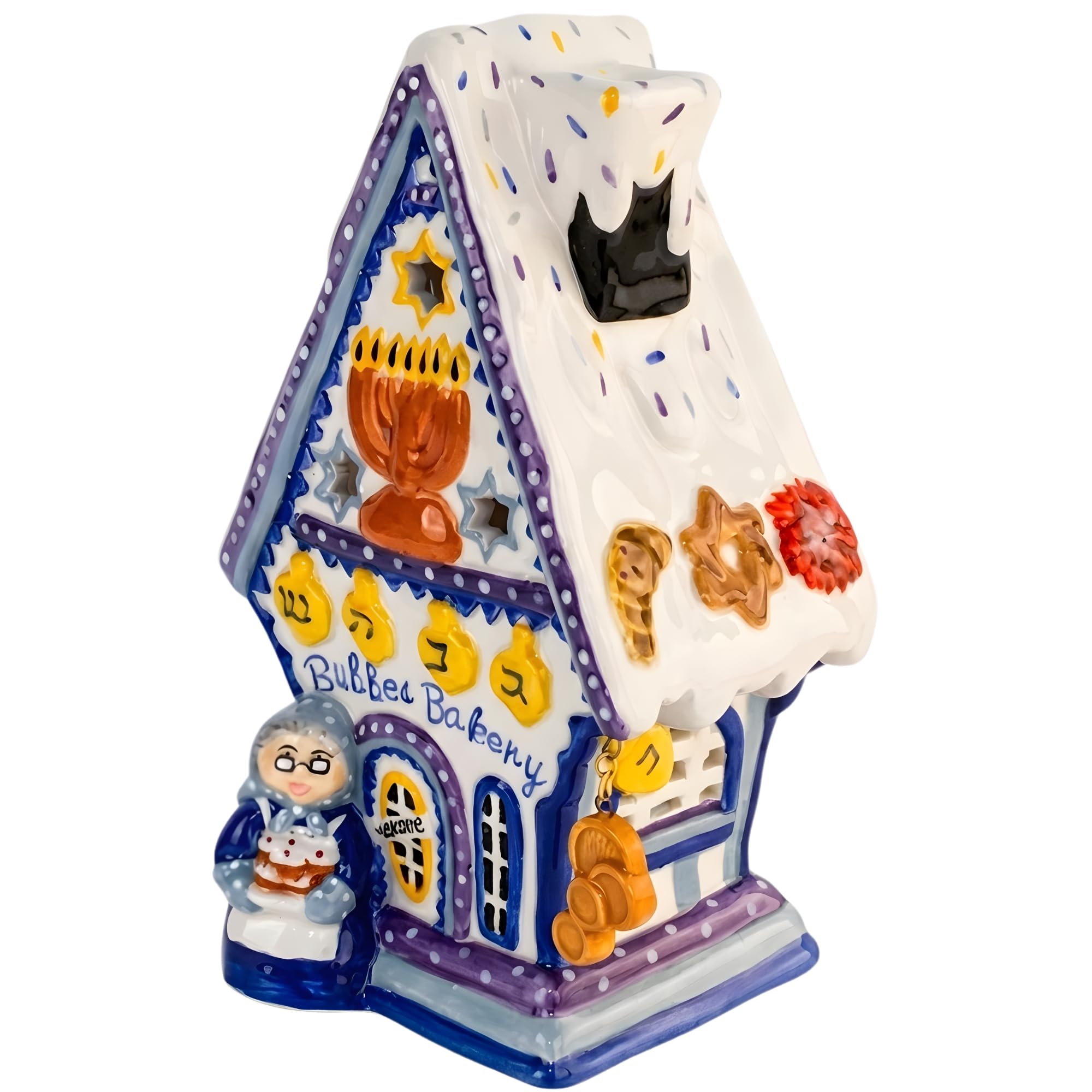 Blue Sky Clayworks 21023 Hanukkah House Portavelas