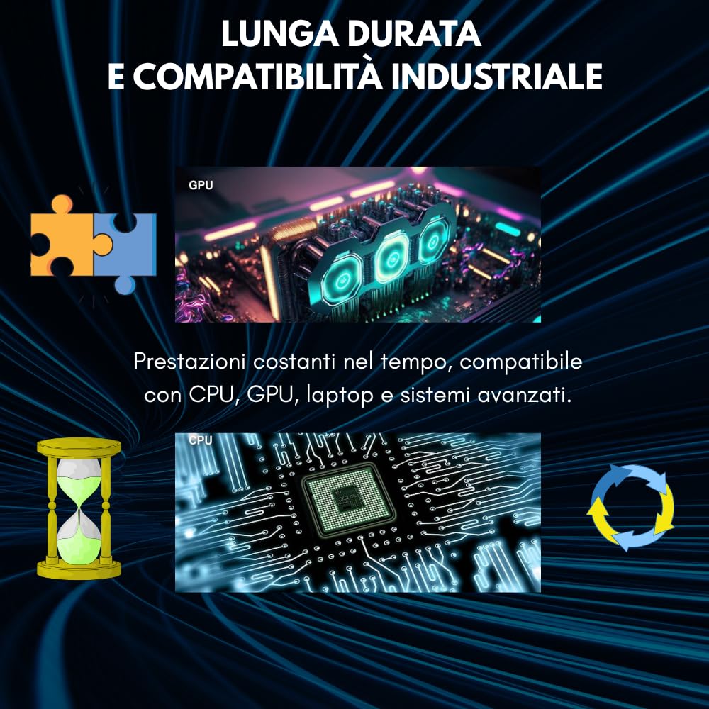 Gelid Solutions Pasta Termica GC-4-3.5g per dissipatori di Calore | Massima conducibilità Termica | Facile da Usare | Non corrosivo