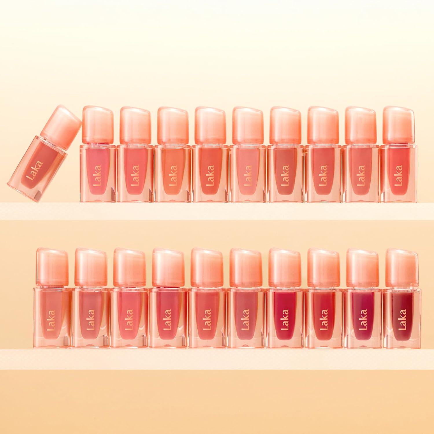 Laka Jelling Nude Gloss Mini, 1.9g/0.07oz, Sheer Hydrating Lip Oil with No Stain, Non-Sticky, Nourishing Gloss for a Glowy Look, K-Beauty (#314 Blushring) - Image 4