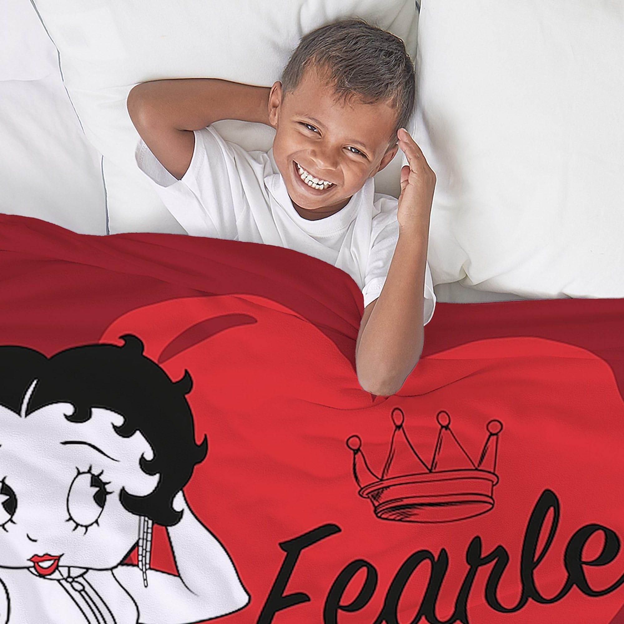 Amazon.com: CafePress Betty Boop Fearless Super Soft Fleece Plush 