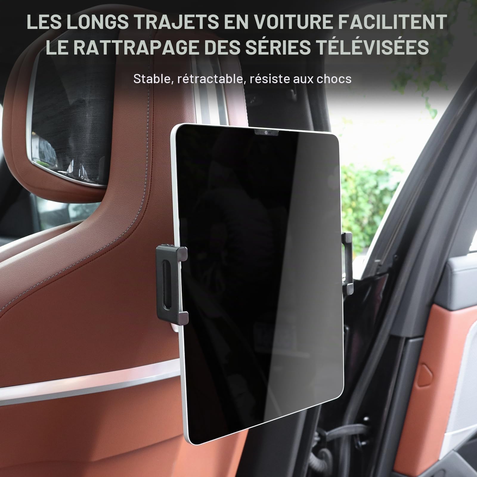 Support pour téléphone portable FDAIUN pour voiture BMW X5 G05 X6 G06 X3 G45 IX i20 Série 5 G60 G61 Série 7 G70 i5 G60 G61 2024 2025 2026 Accessoires Support pivotant à 360° pour voiture pour tablette