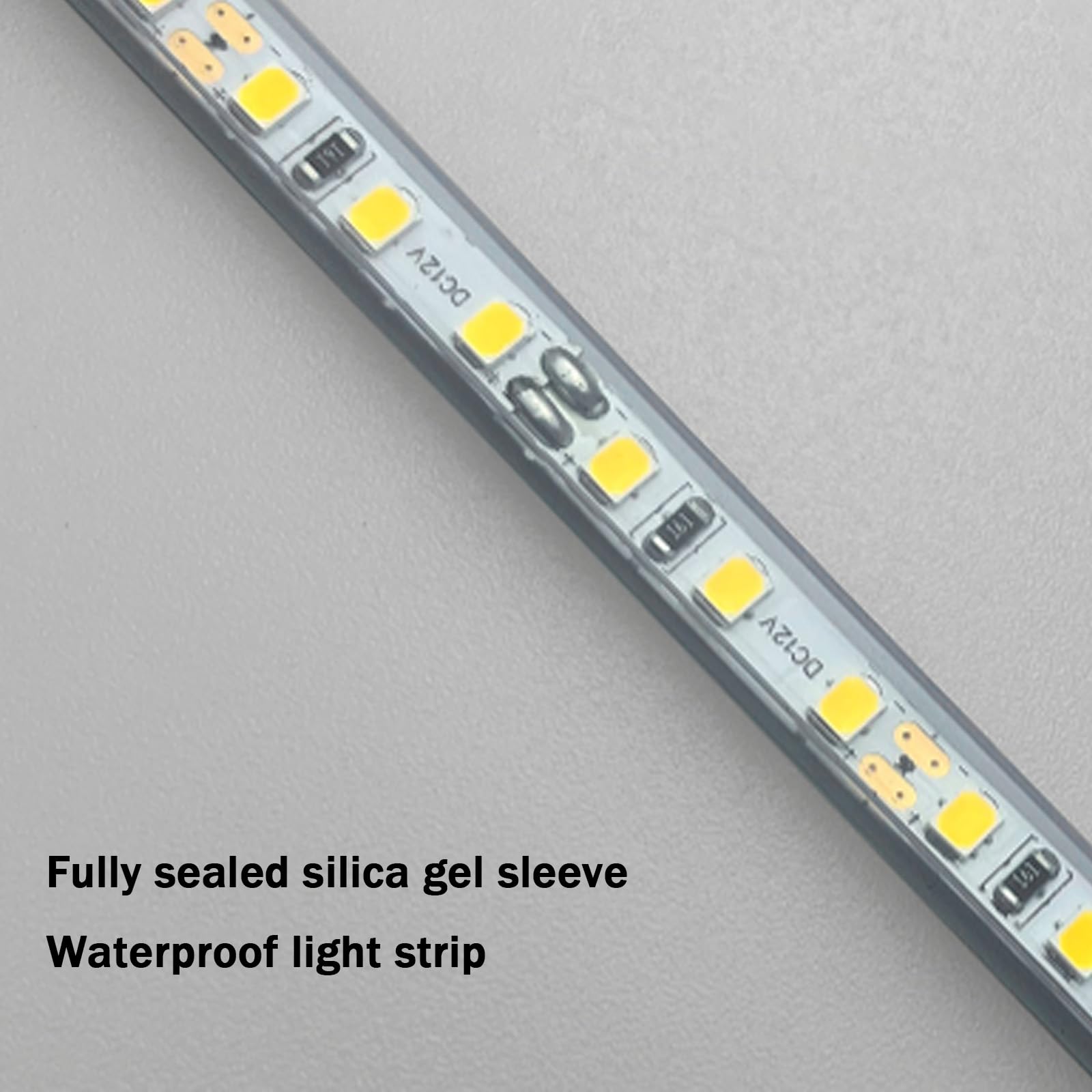 LED-Wandleuchte aus Acryl, minimalistisch, IP65, Avec Telécommande, variabel, dreifarbig, 2700 K-6500 K, für Garage, Magasin, Façade (30 cm, A)