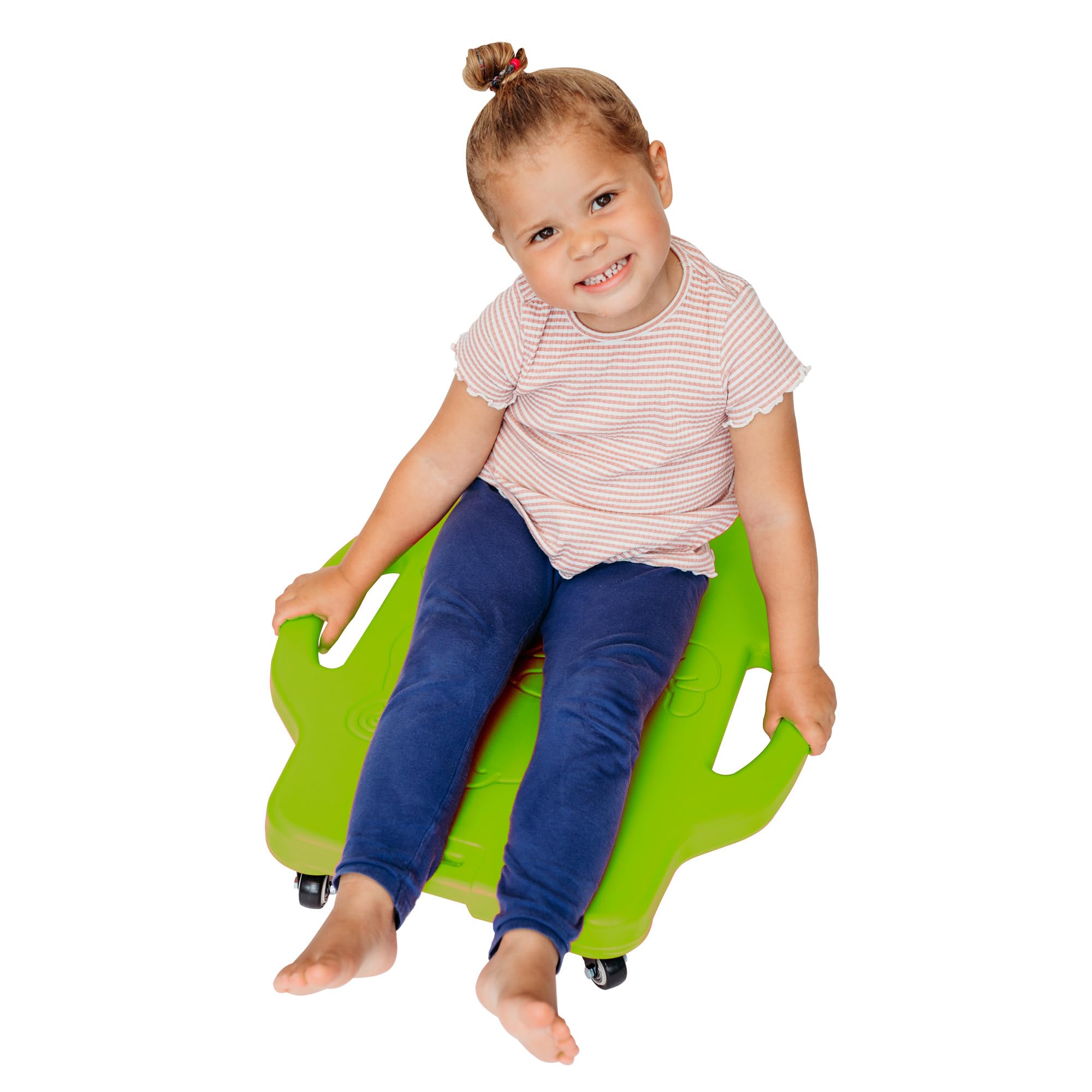 MagicMeadow Sensory Scooter Board | Autism Board for Motor Skills Enhancement, Autism Friendly, Toddler Scooter, Kids Scooter, 3+ Year Old, Scooter Boards for Kids Sensory | Green