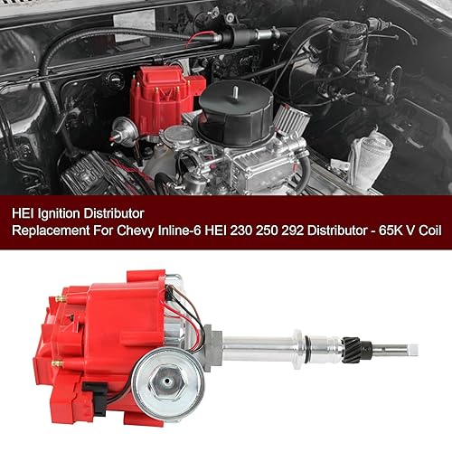 Miniatura 2 de JDMSPEED Nuevo distribuidor de encendido HEI 6522R Reemplazo para Chevy Inline 6-Cyl 230 250 292