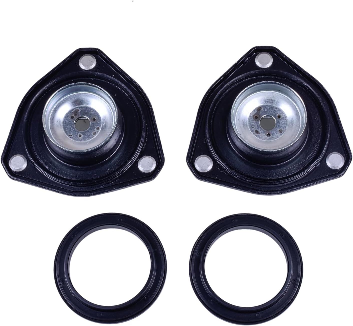 BestParts Pair LH and RH Front Shock Absorber Strut Mount with Bearing Compatible with Toyota Rav4 2012-2018 Replace 48609-42040, 48609-0R030