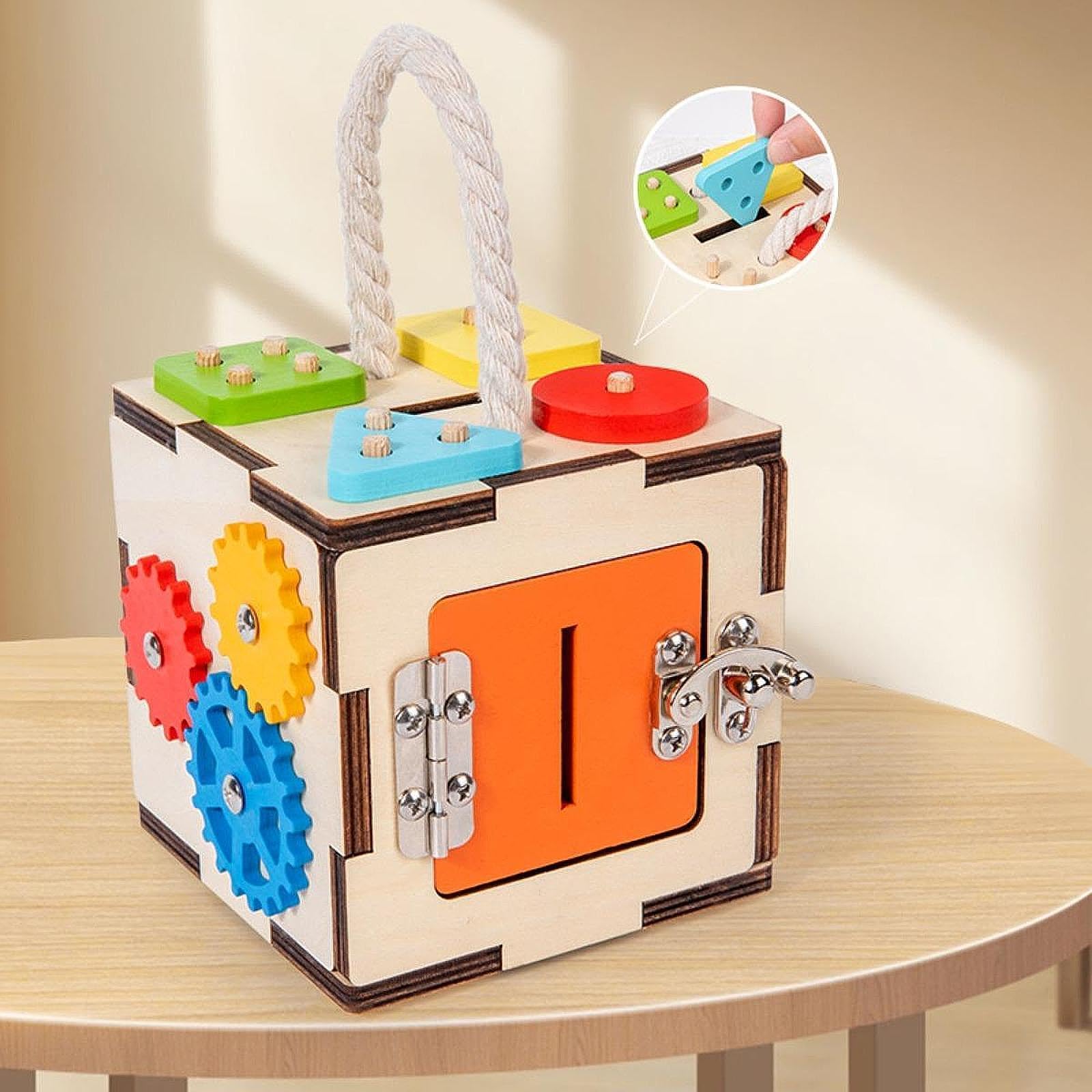 Sharplace Cubo de Actividades Multifuncional para El Desarrollo de Niños Y Bebés