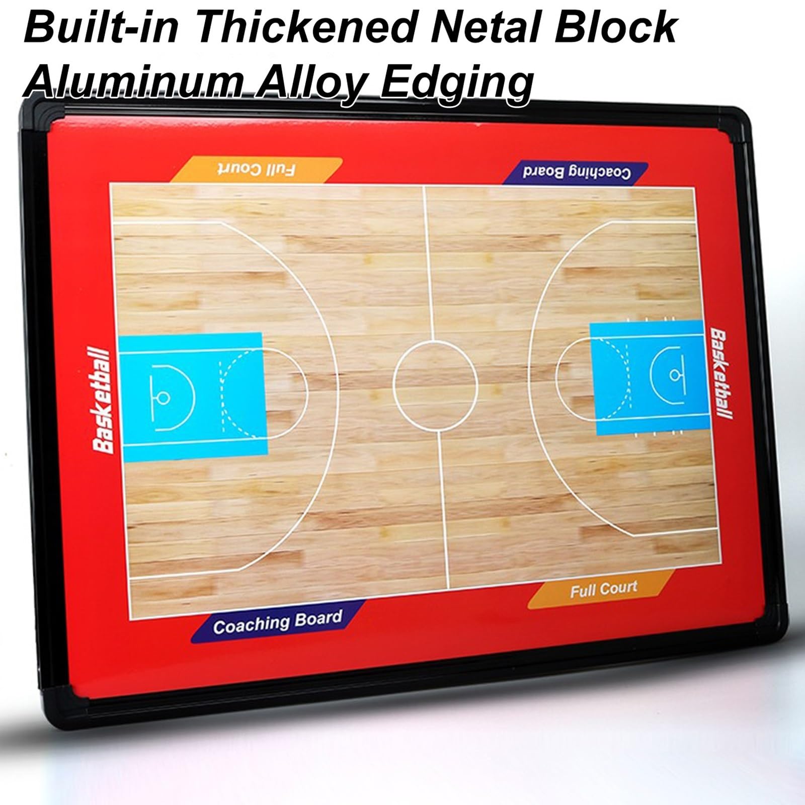 Magnettafel mit Folienstift für Modernes Coaching, Coaches Basketball Taktiktafel, mit Stativ und Tragetasche, Robustes Material, Leicht zu Transportieren, Ideal für das Training