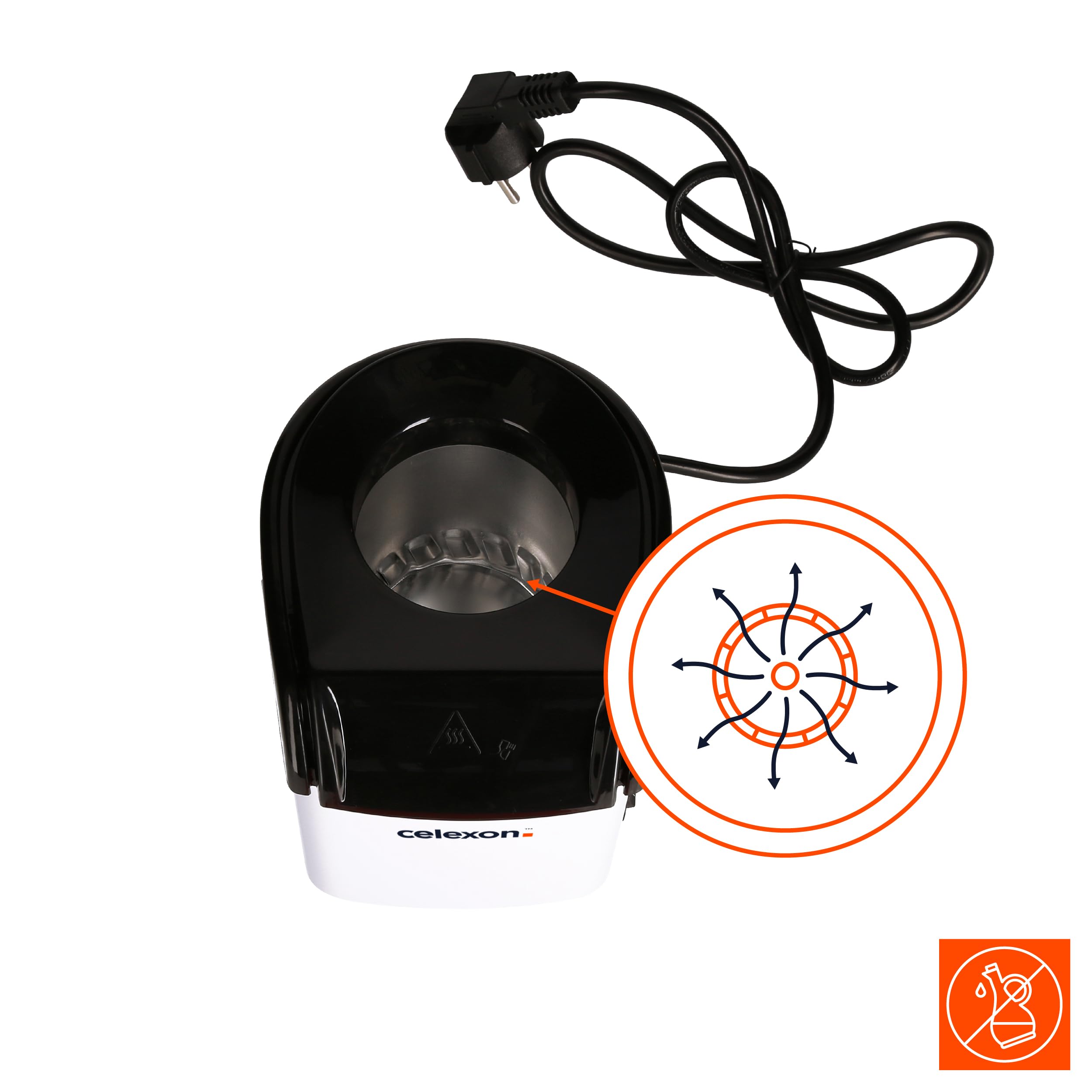 celexon CinePop CP150 maszyna do popcornu – 13 x 19 x 29 cm – waga: 900 g – biała – łatwa do czyszczenia – bez oleju/o niskiej zawartości tłuszczu – urządzenie do robienia popcornu