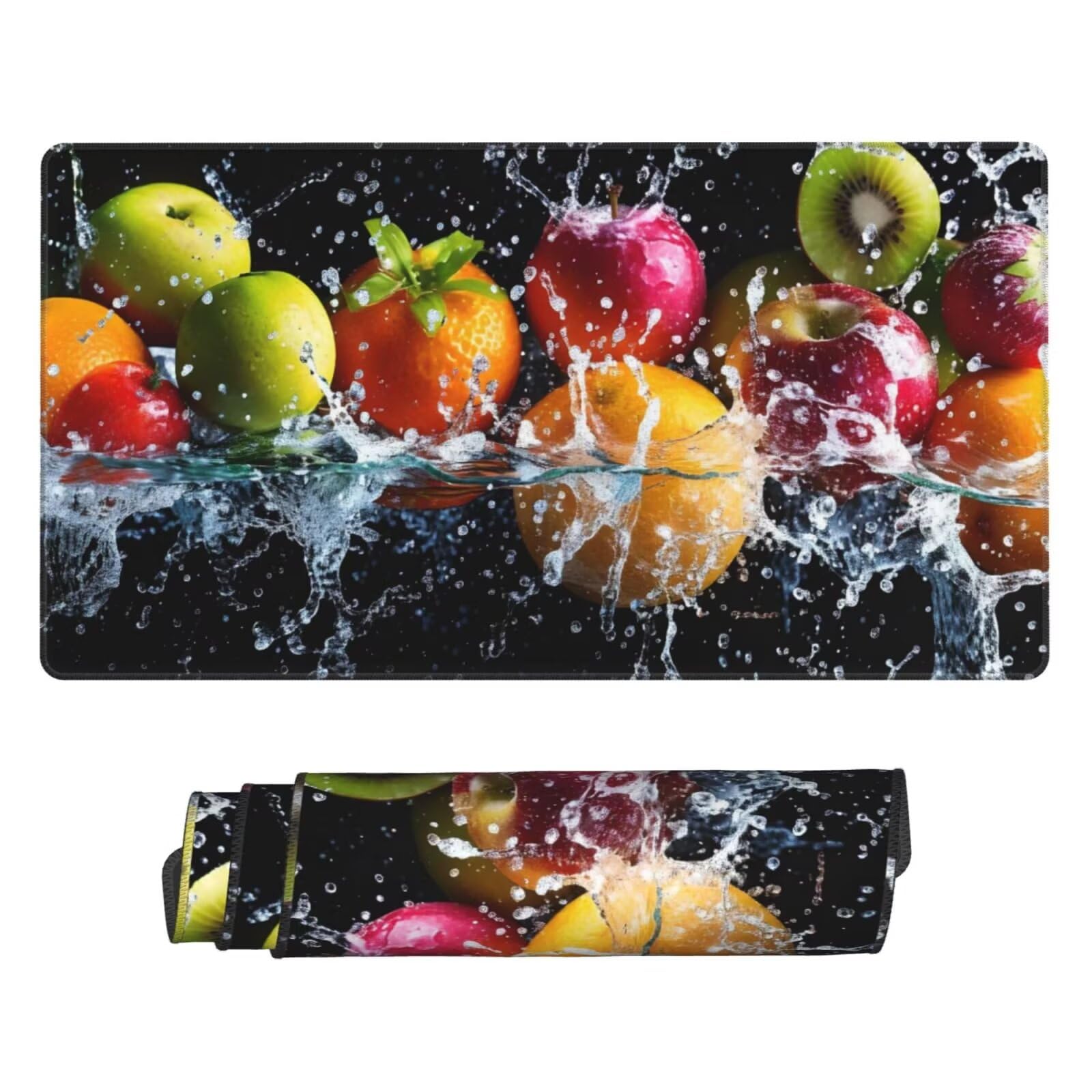 Gamingowa podkładka pod mysz, XXL, 1200 x 600 x 3 mm, podkładka pod mysz, akcesoria dla graczy, z antypoślizgową podkładką, wodoszczelna i trwała, do myszy i klawiatury, dekoracja domu, akcesoria dla