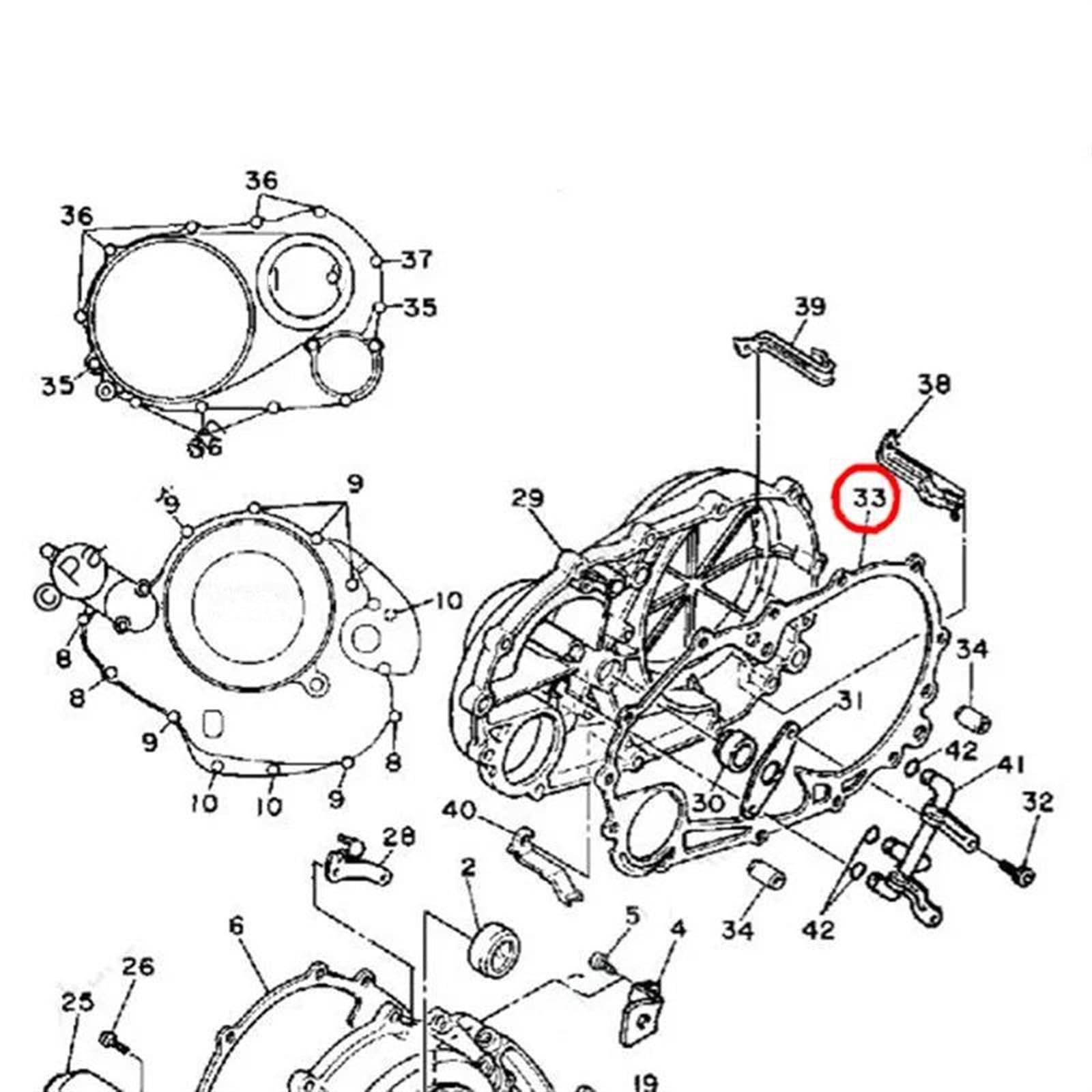 Kit Estator+regulador+junta Para Yamaha Xv535 500 400 Virago | Cuotas