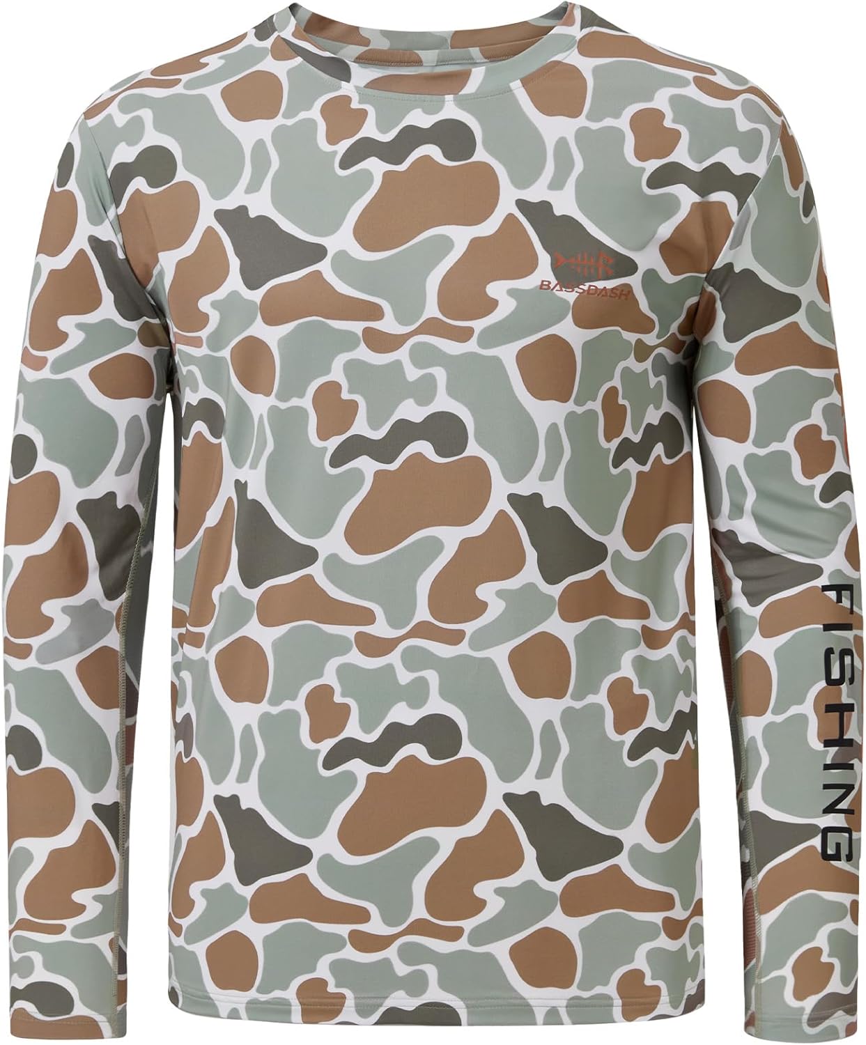 BASSDASH Men’s Camo Fishing Shirts UPF 50+ Long Sleeve Quick Dry Lightweight T-Shirts for Outdoor Hiking Kayaking FS37M - Image 5