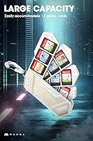 Vista 11 de Mumba 12 Game Card Case Holder for Nintendo Switch Game Cards, Portable and Exquisite Protective Hard Shell with 4 Layer Rotatable Holder for