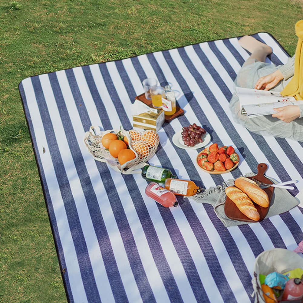DAIHAN Picknickdecke, Picknickdecke Wasserdicht, Stranddecke Campingdecke mit Tragegriff, Tragbare Waschbar, Perfekt für Outdoor/Camping/Picknick/Beach/Park 200X300cm