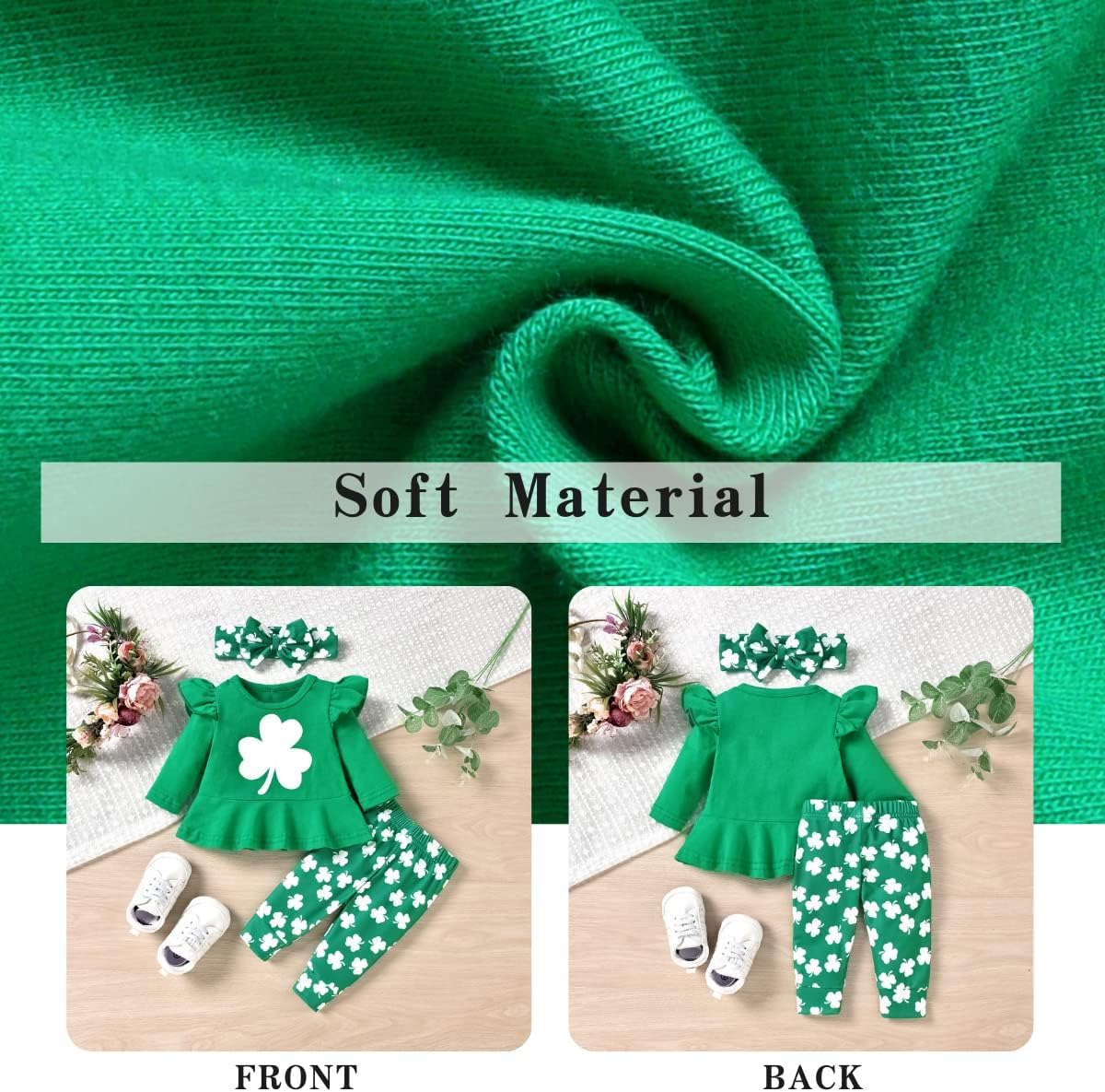 Aalizzwell Infant Baby Girls Christmas Outfit - Image 5