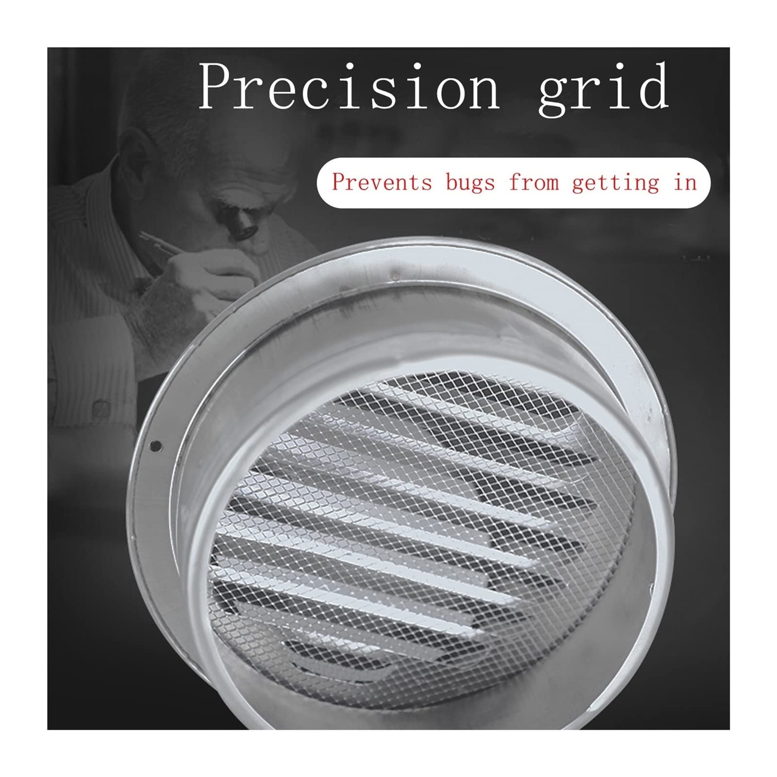 Griglia Di Sfiato Quadrata Per Interni Ed Esterni, A - Foto 7