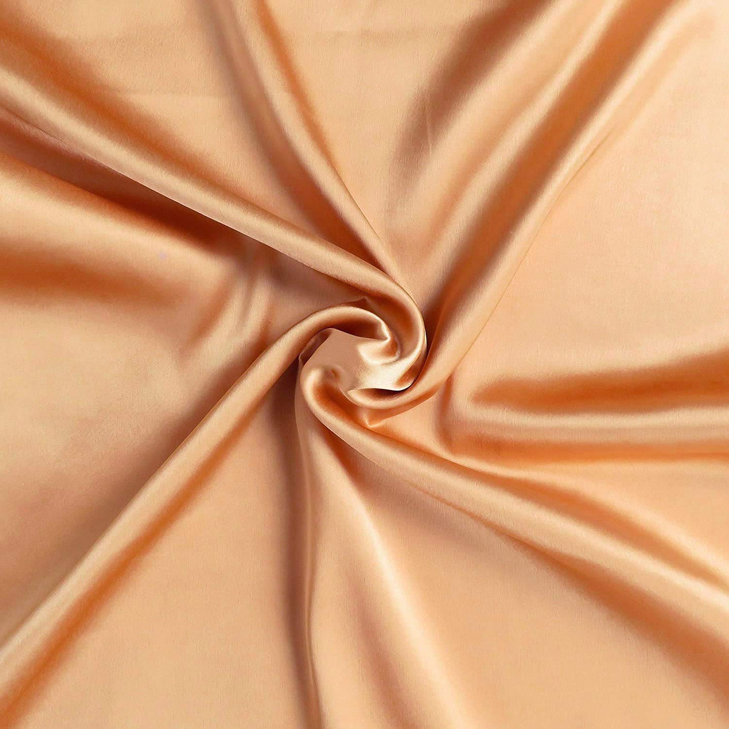DZY Plain Silky Solid Satin Dress/Pillow Cover/Scrunches Fabric Plain Material Silk And Shine Fabric Material (Width:- 44")(Teracotta,1 Meter) - Ivory (B09PMTNVQ3) Amazon Price History, Amazon Price Tracker