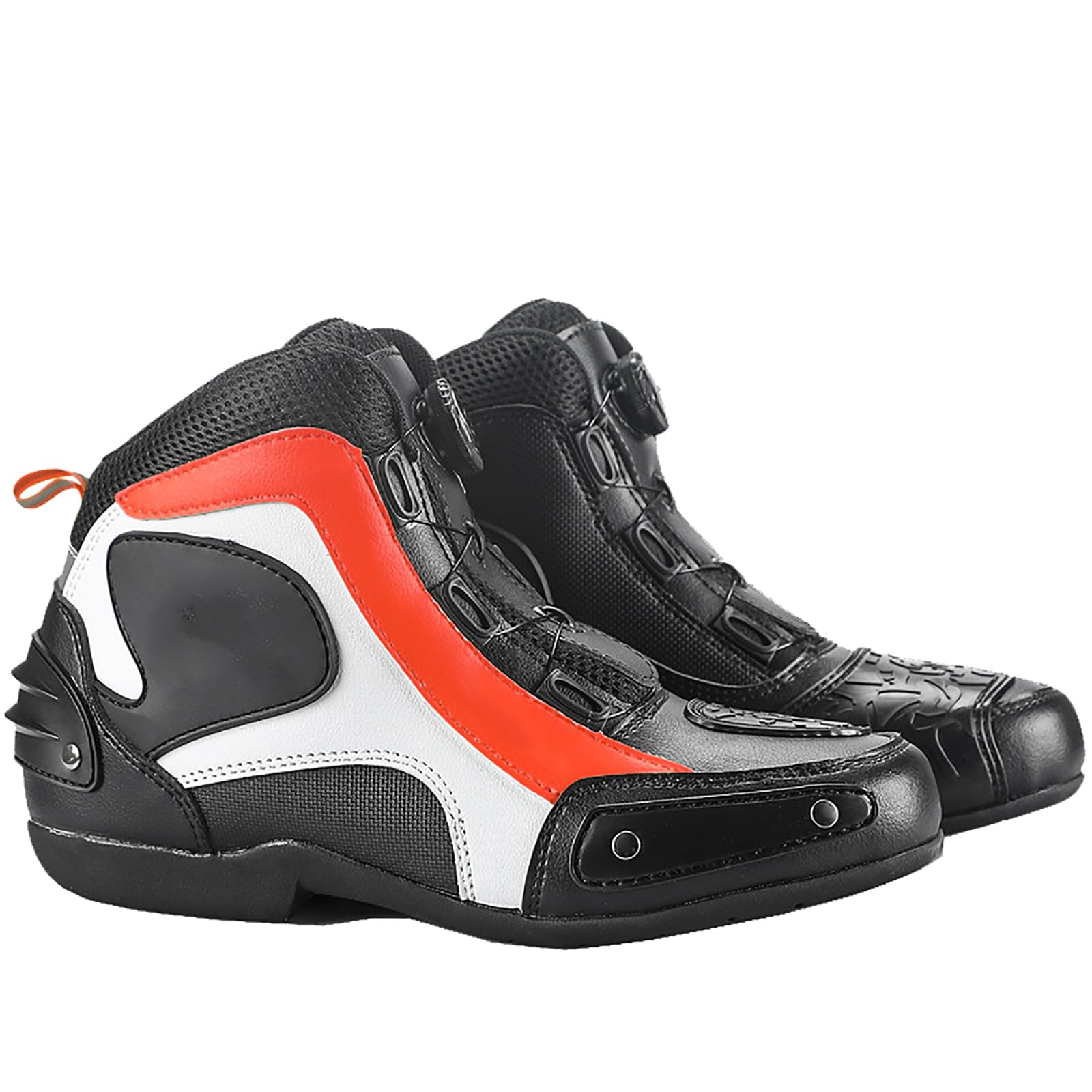 Bottes de moto pour hommes rouge 41 chaussures équitation course randonnée