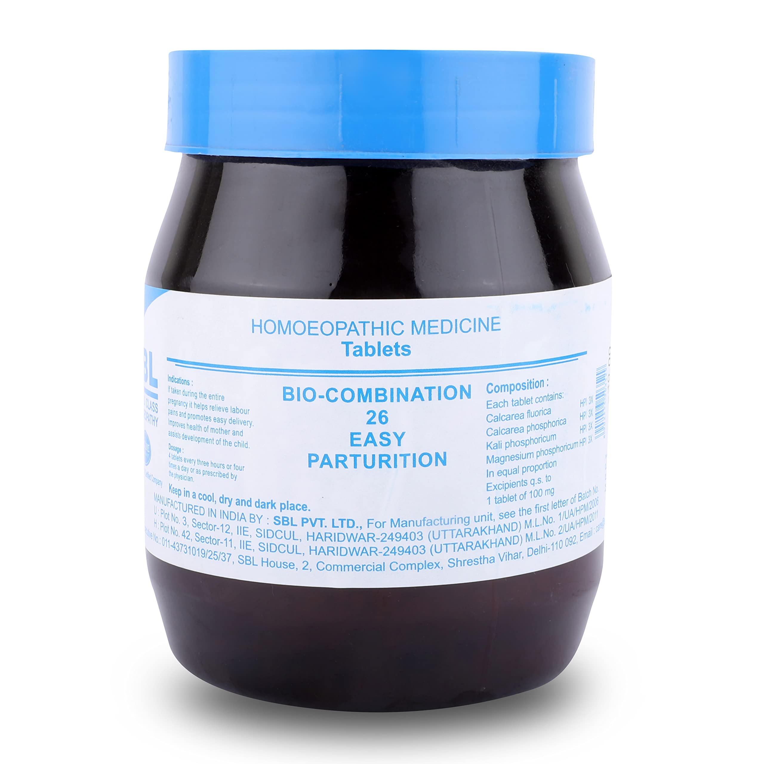 SBL's Bio-Combination No.26 Tea Tablets, 450g Jar