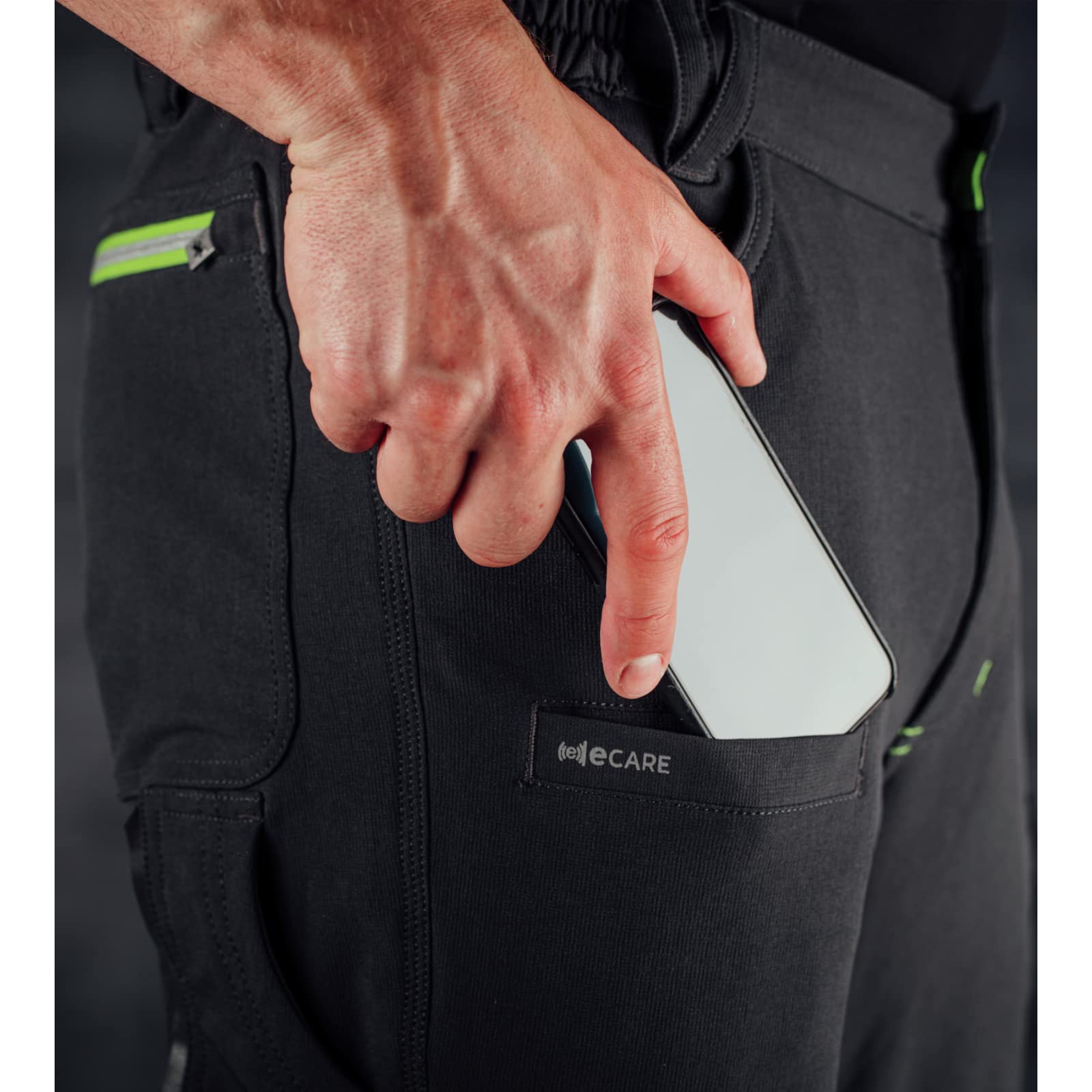 WüRTH MODYF Pantalon de Travail Stretch Evolution Anthracite/Lime