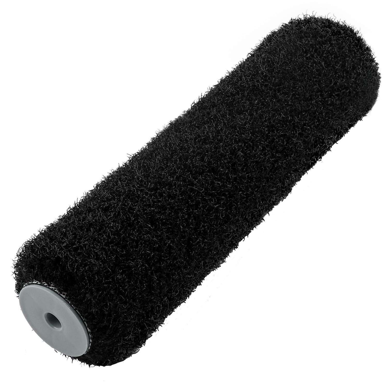 Rollingdog Black 12 Inch Drywall Compound Roller Cover - 305Mm Heavy Duty 16Mm High-Nap Nylon Plaster Roller For Skimming, Jointing & Texture - Professional Refill