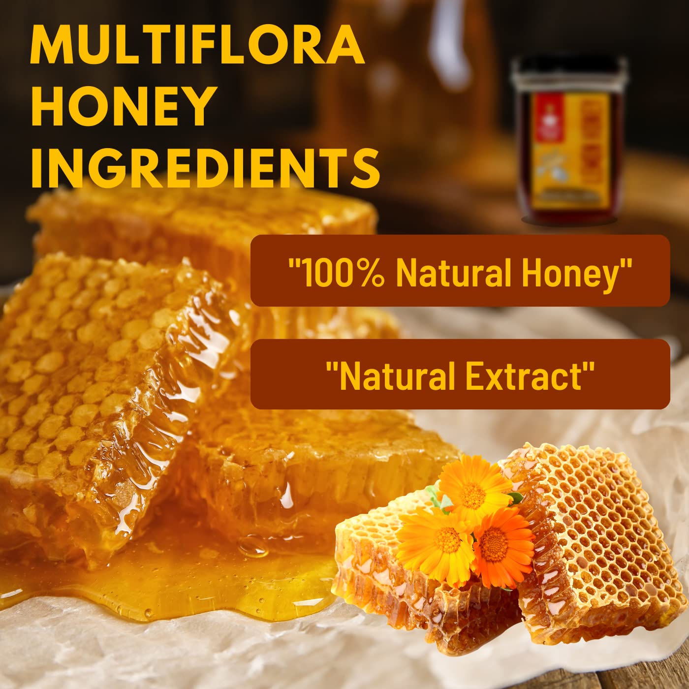 Nutty Yogi Multiflora Honey 500 gm 4