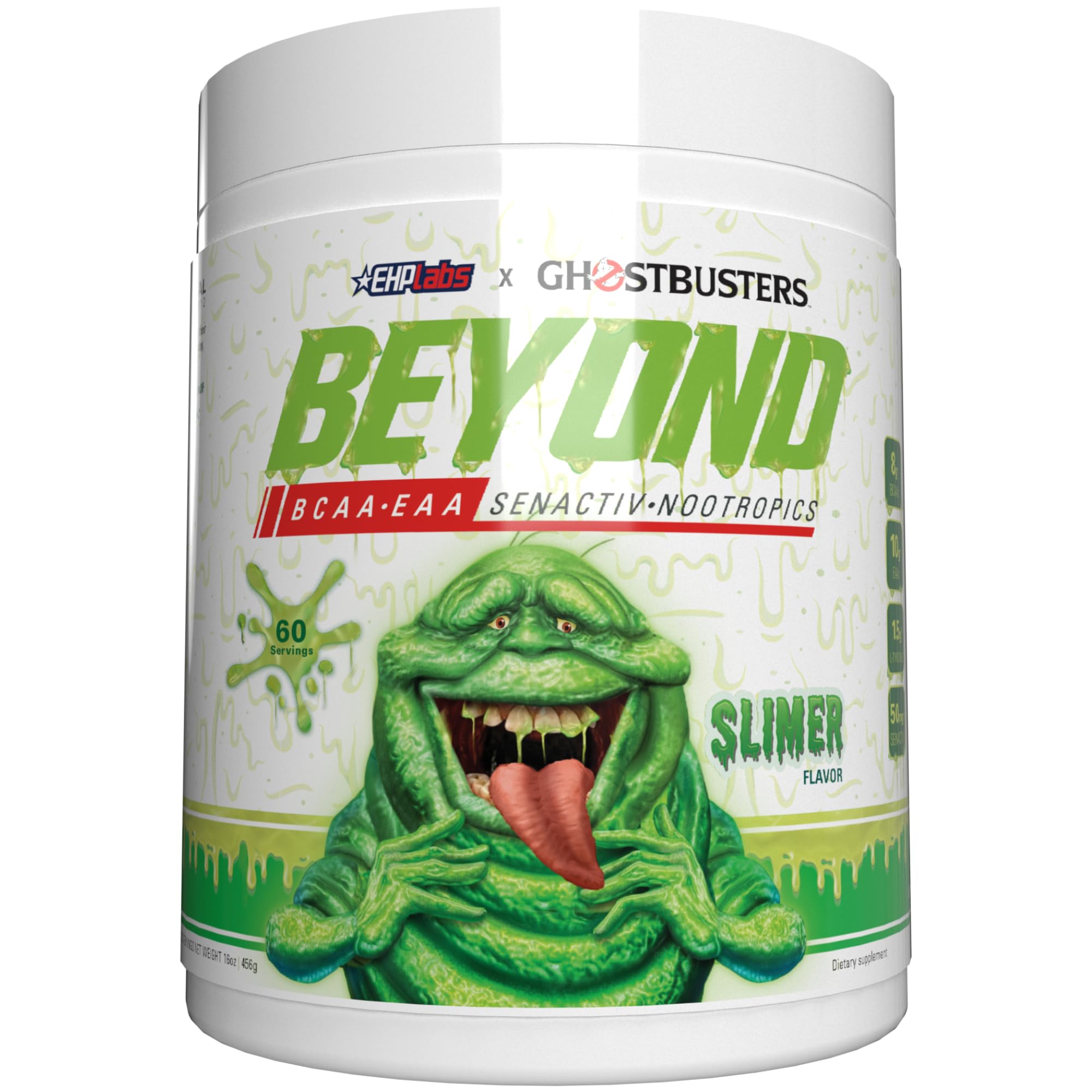 EHP Labs Beyond BCAA + EAA Powder – Muscle Recovery Amino Acids Supplement for Men & Women, Sugar Free Intra Workout BCAAs & EAAs, Post Workout Hydration Support, 60 Servings – Slimer Lime Flavor
