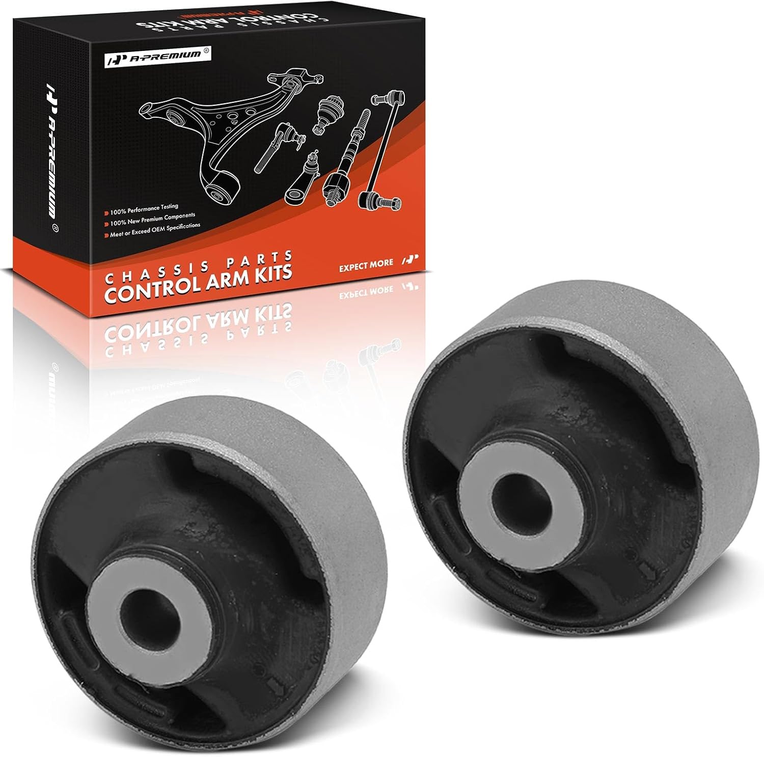 A-Premium 2 x Front Inner Forward Lower Control Arm Bushing Kit, Compatible with Honda Accord 2003-2007 & Acura TSX 2004-2008