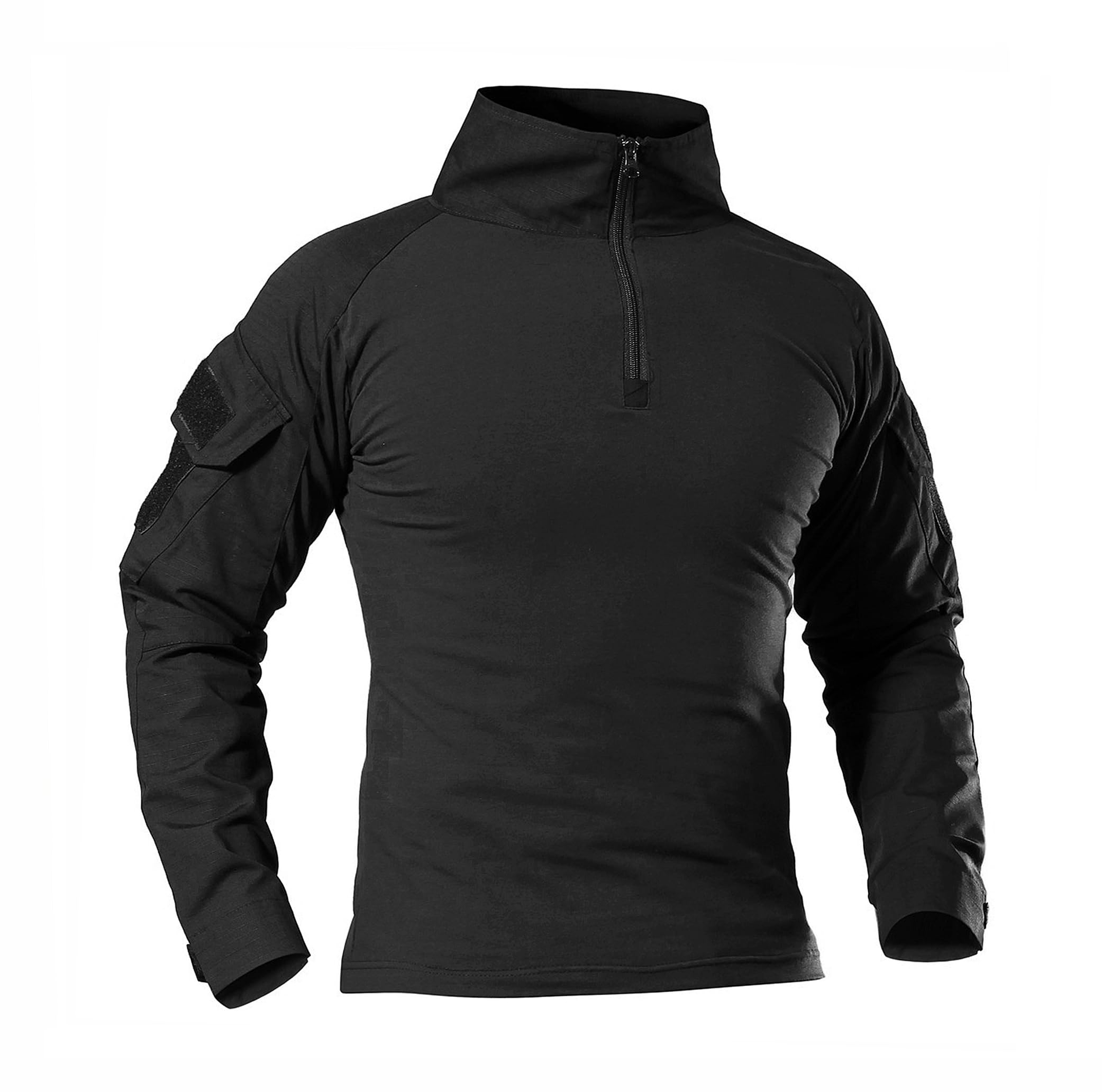 Maglia Militare Mimetici Uomo Tattico Softair Maglia Caccia Paintball BDU Maniche Lunghe Camicie