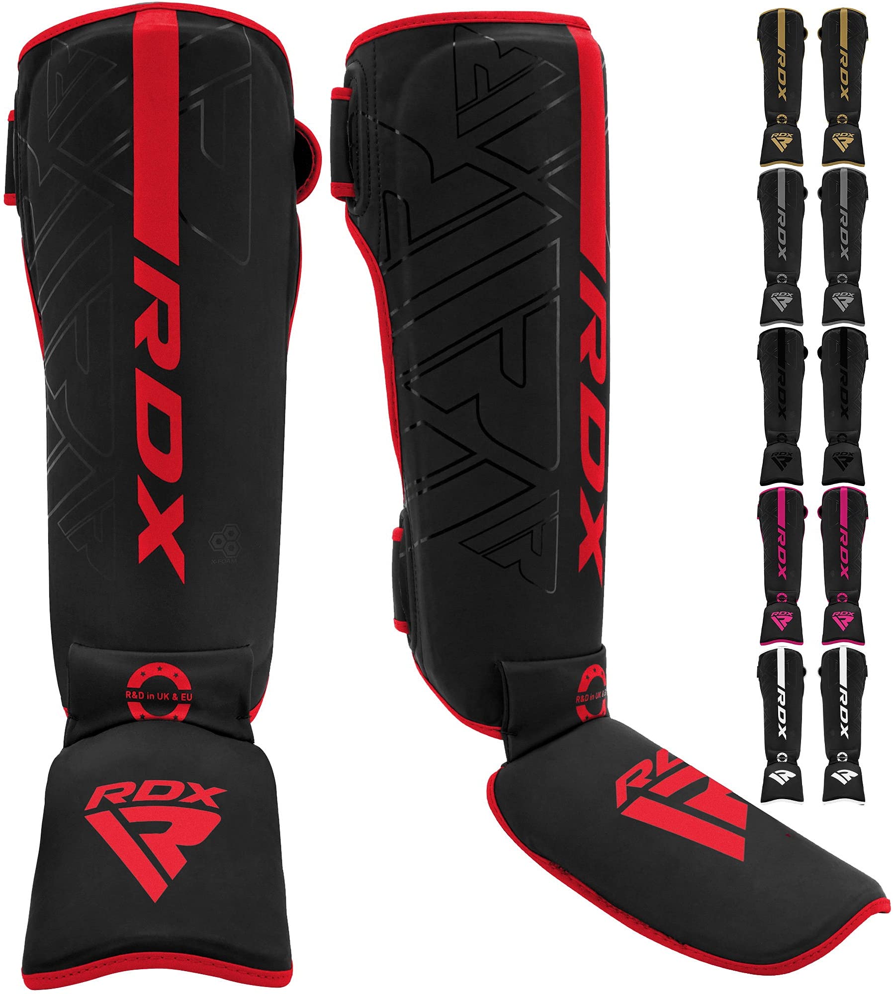 Buy RDX Shin Guards for Kickboxing, Muay Thai, MMA Fighting and Training Pads, Maya Hide Leather