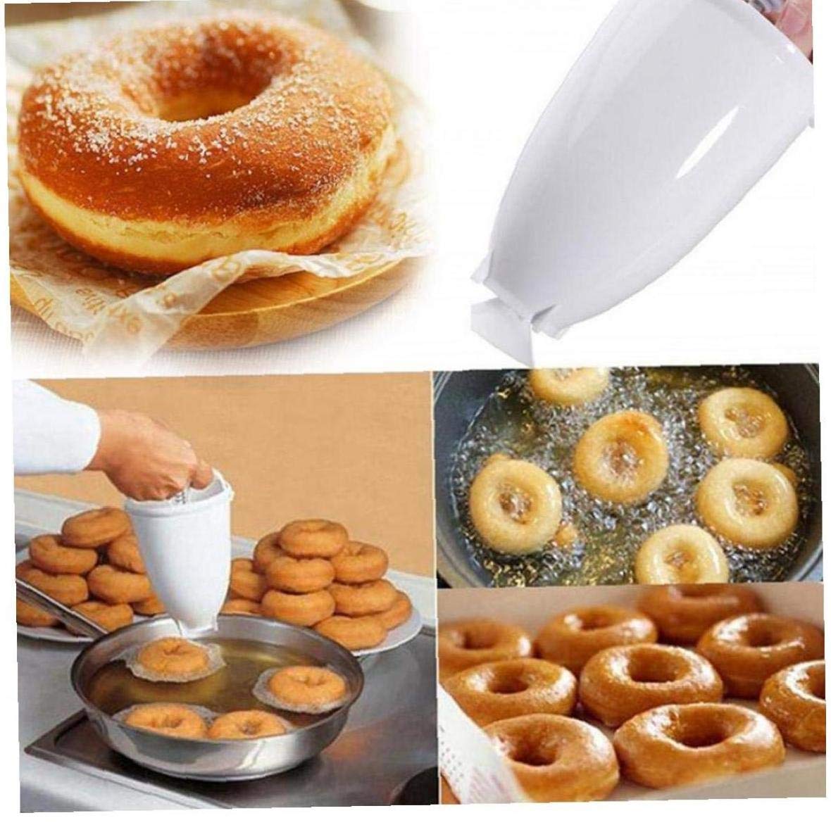 Fabricación de rosquillas Herramienta de Bricolaje rosquilla Haciendo Artefacto Creativo para Hornear Herramientas de Cocina Postre Gadget
