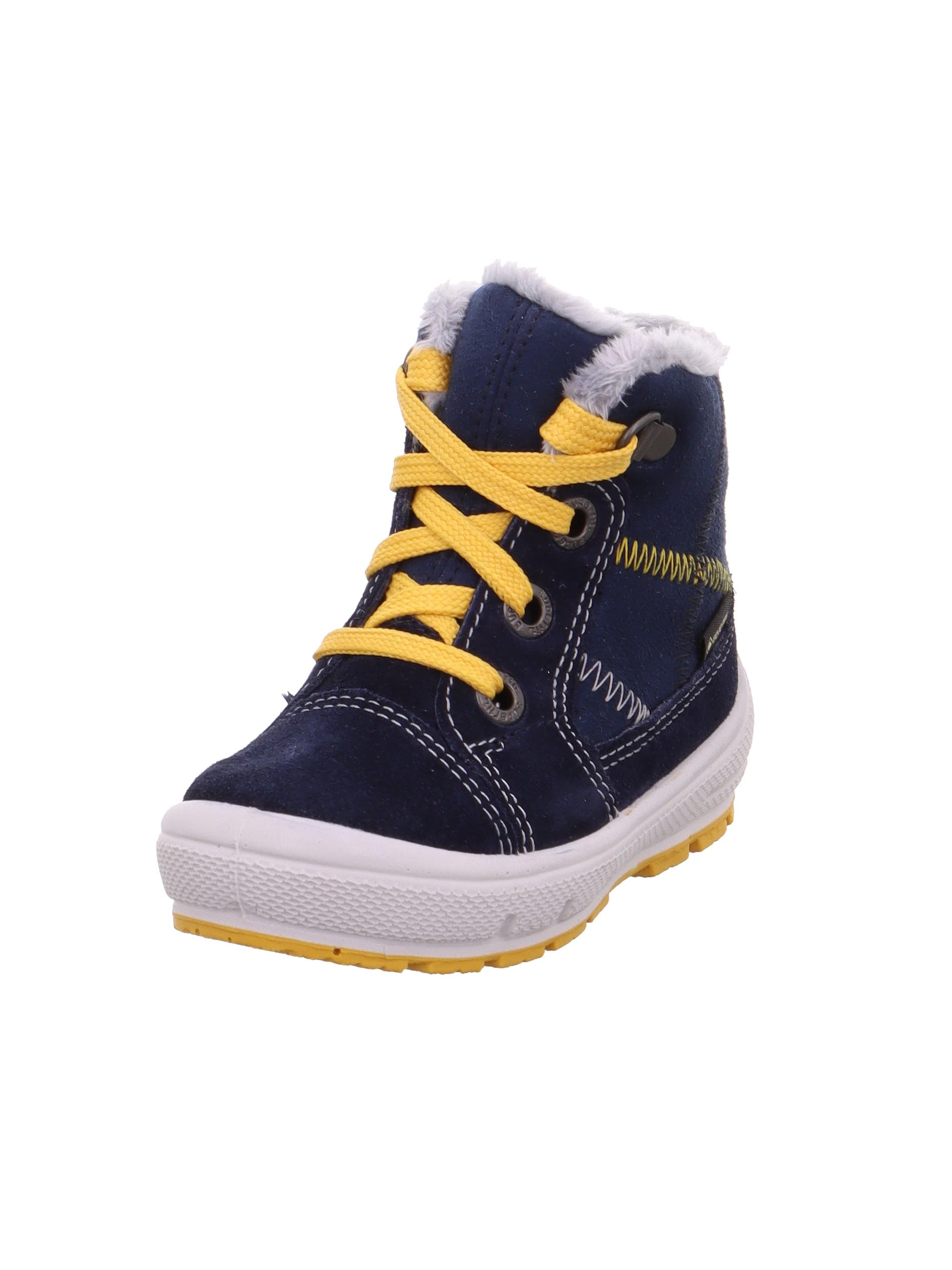 Superfit Groovy 8000 Snow Boots, Blue/Yellow, 21 EU