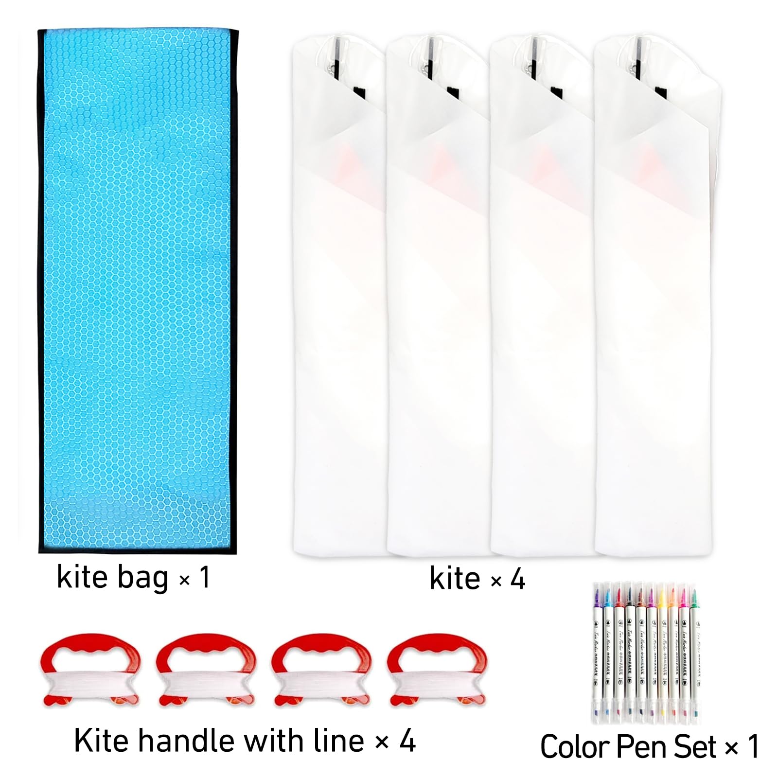 Amazon.co.jp: 子供用DIYカイトキット ブランクダイヤモンド凧セット