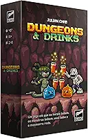 Buró, Dungeons & Drinks, Jogo de Cartas Divertido para Amigos, 2-6 jogadores