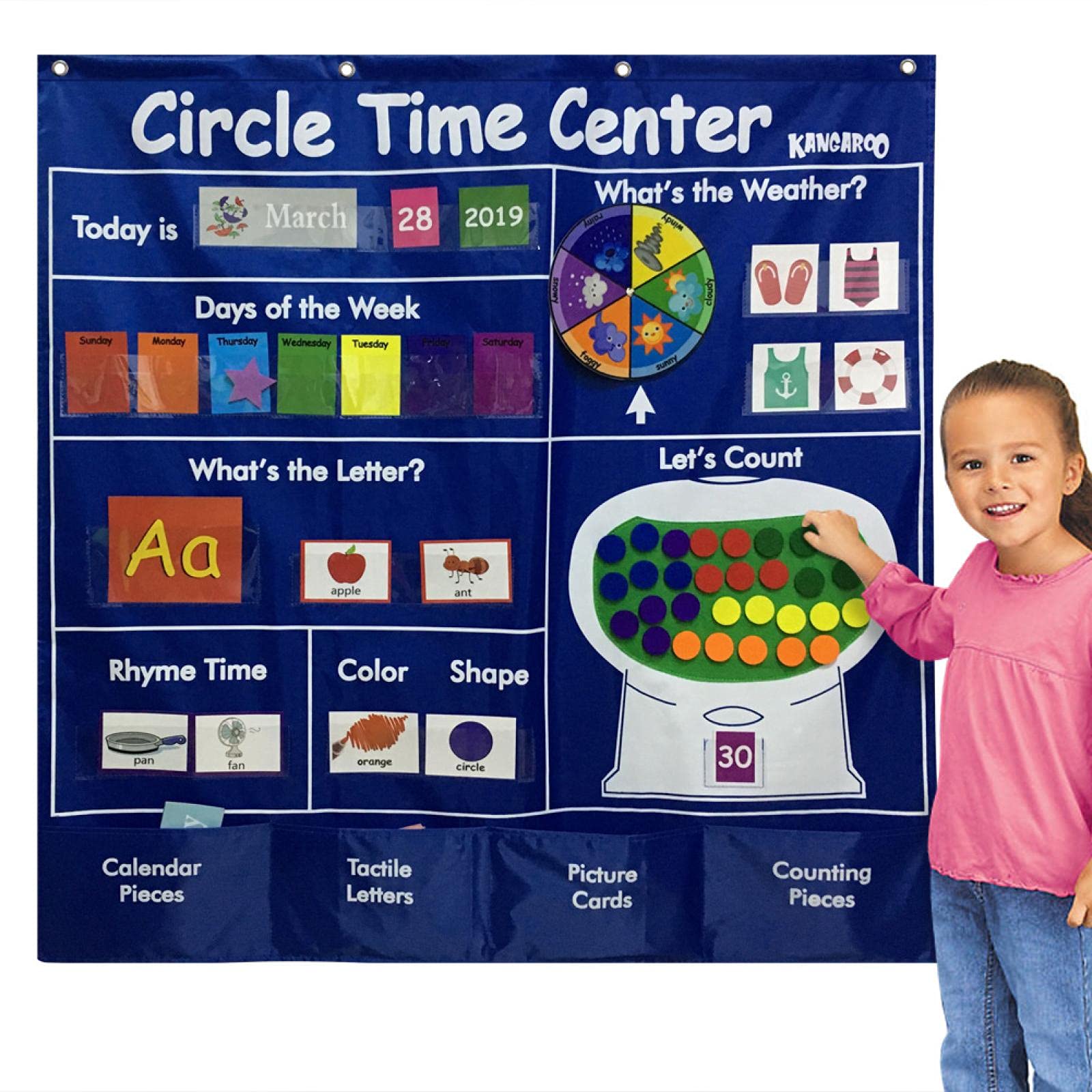 Buy NC Circle Time Center Pocket Chart Circle Time Center Pocket Chart