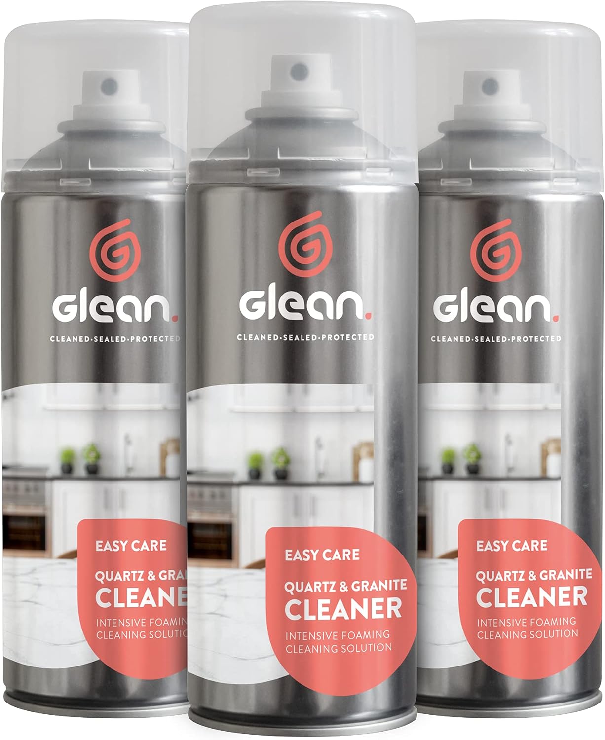 GLEAN Foaming Quartz & Granite Cleaner NON ABRASIVE Easy Care