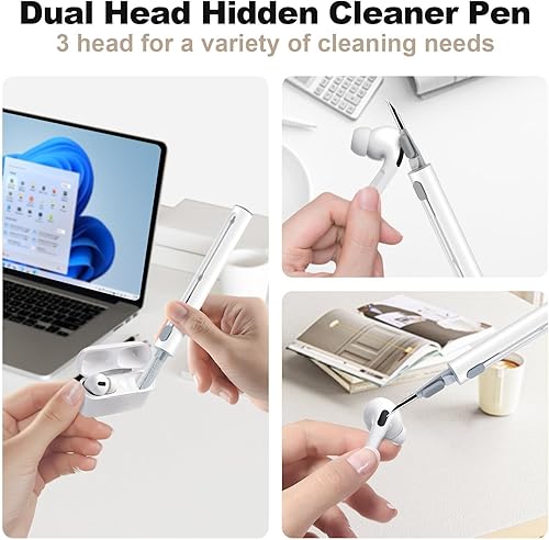 Miniatura 6 de Compatible con Airpods Pro 2, funda protectora de silicona suave con kit de limpieza y cordón compatible con AirPod Pro de 2 generación, LED frontal