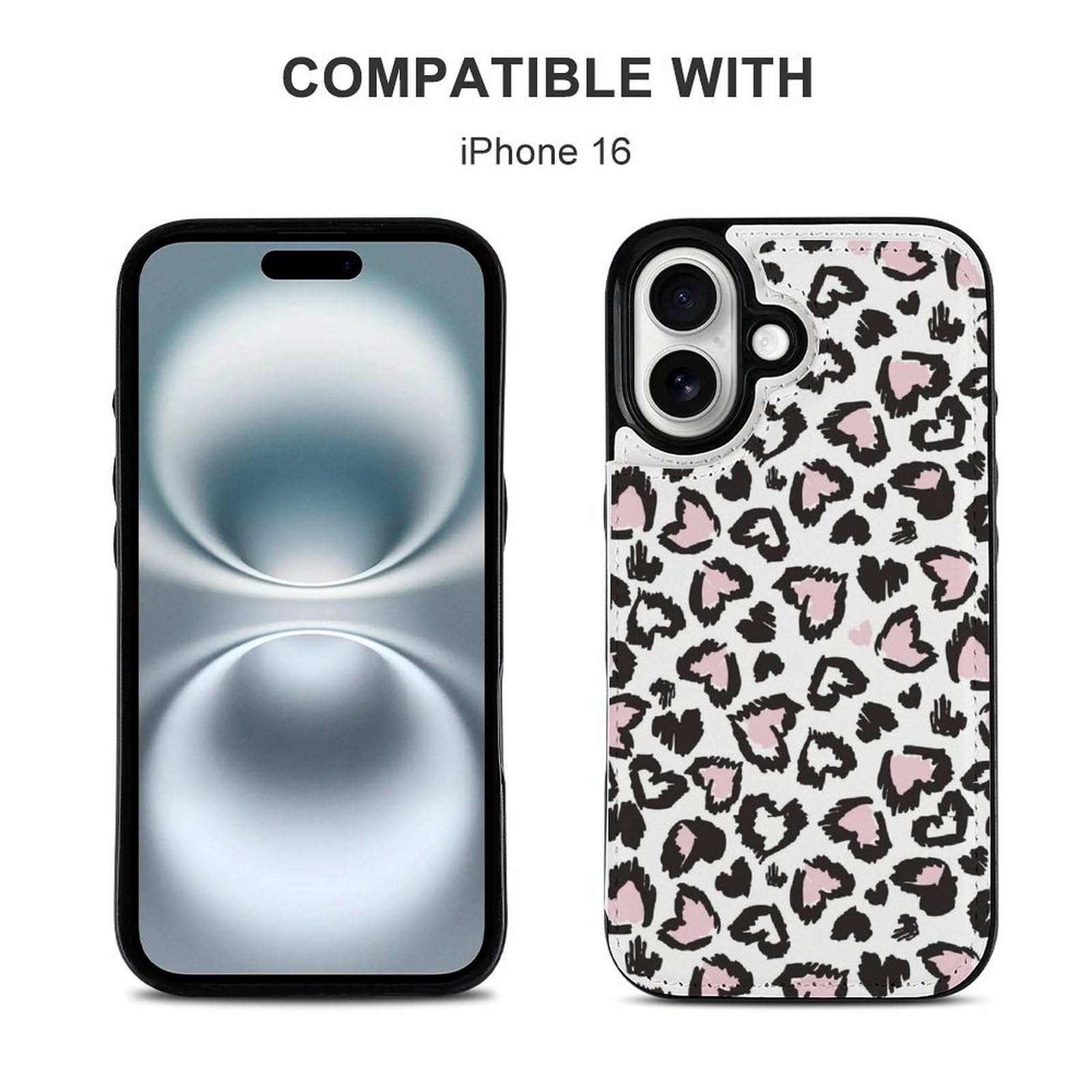 Amazon.co.jp: iPhone 16ケース 手帳型 ヒョウ柄 豹柄 iPhone 16