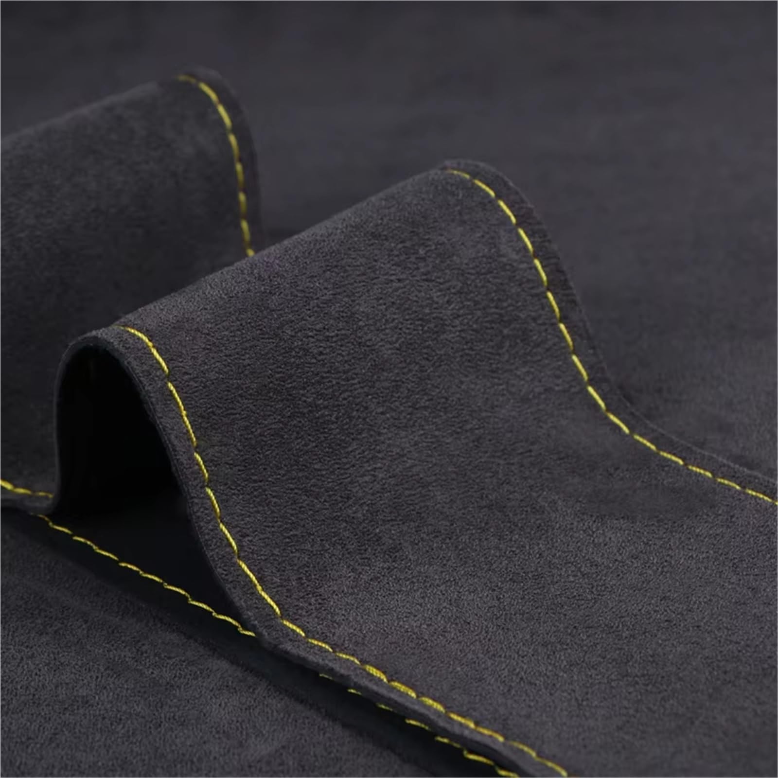 Couvre Volant Voiture Housse Volant Voiture Fibre Carbone Personnalisée Pour Golf 6 Pour Mk6 Pour Polo Pour Sagitar Pour Bora Pour Santana Pour Jetta Pour Mk6 Protege Volant(Suede Blue thread)