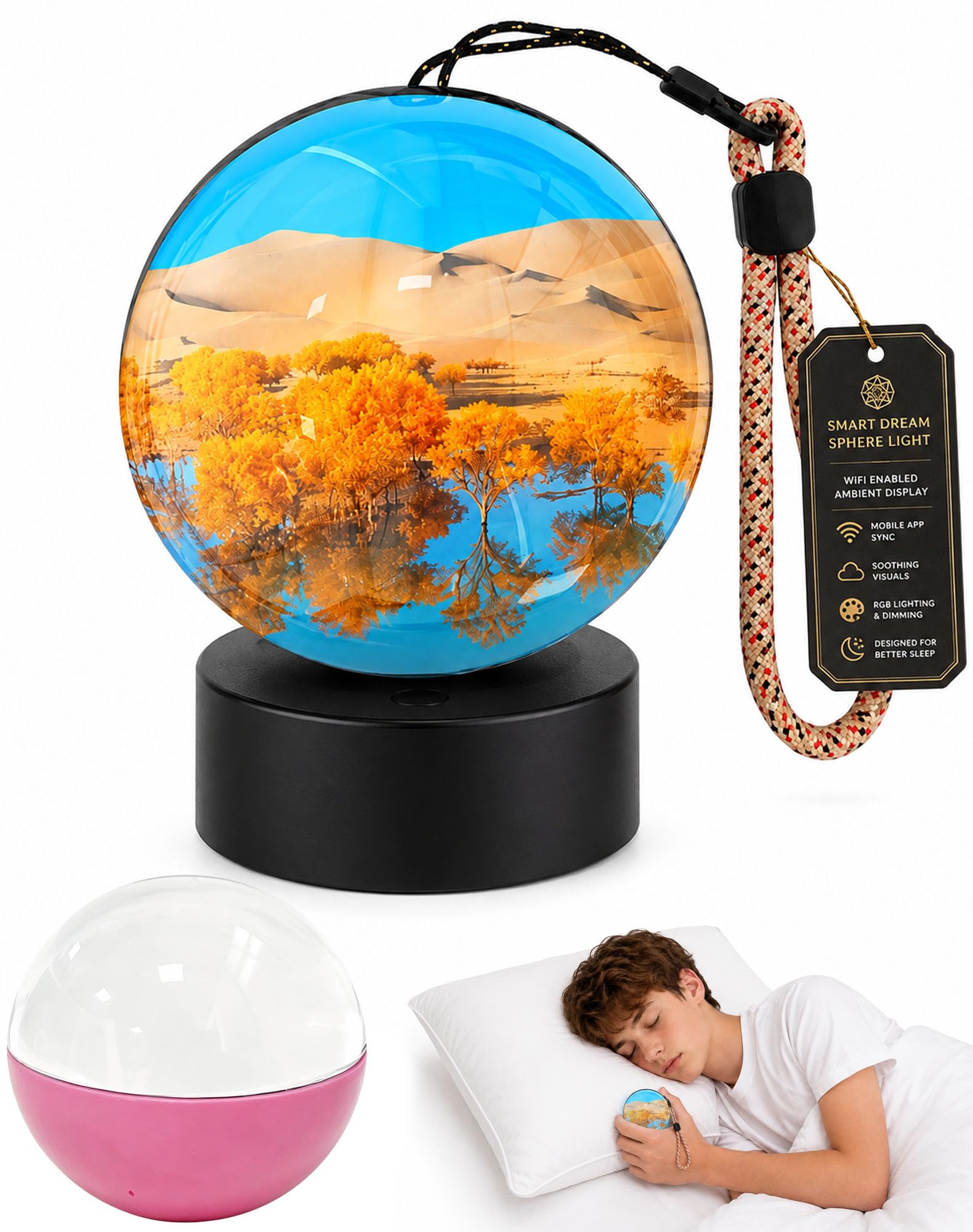 DreamSphere Ball for Sleep Autism, Dream Sphere Ball for Sleeping，Pink