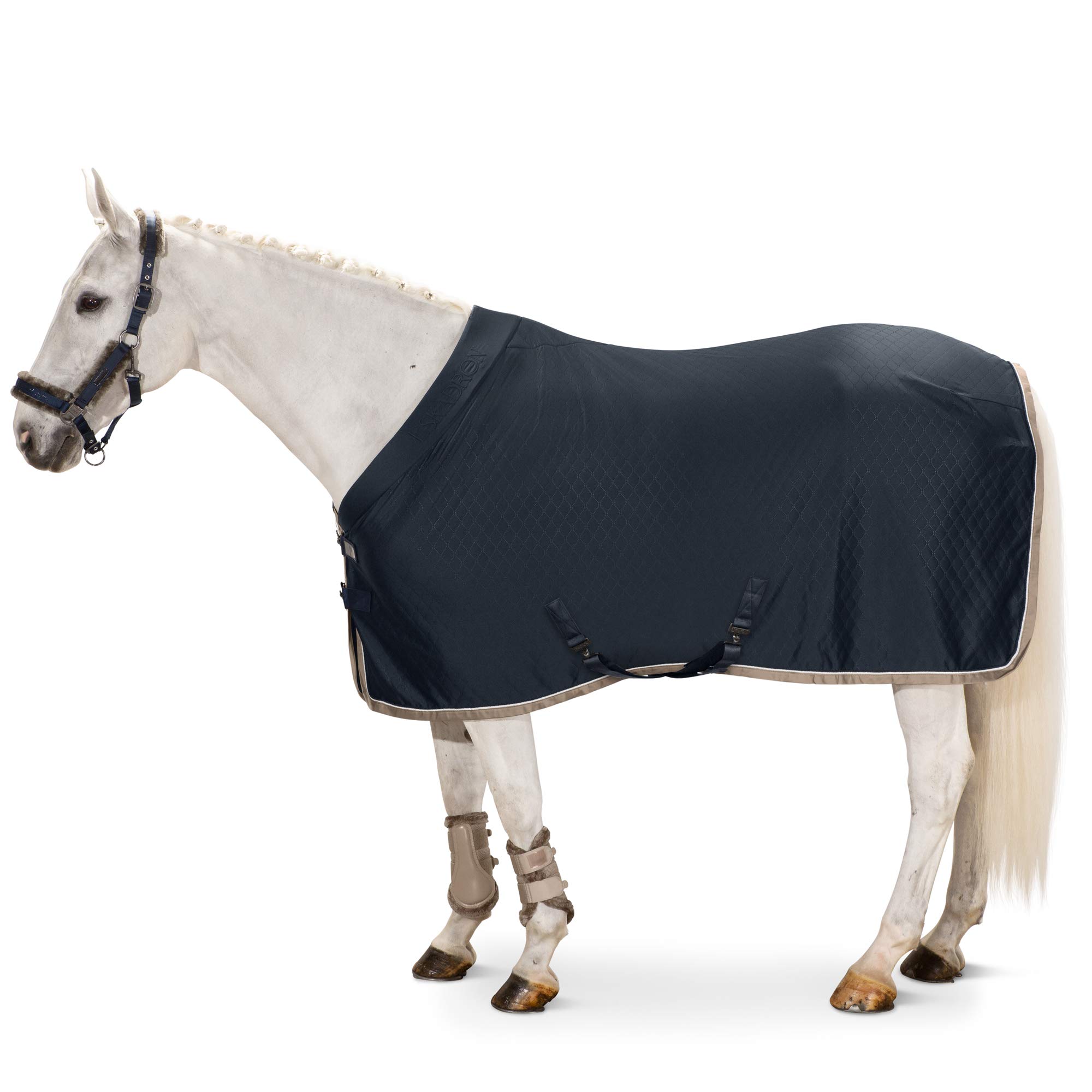 Couverture séchante Aerial-Jersey navy taille M pour cheval