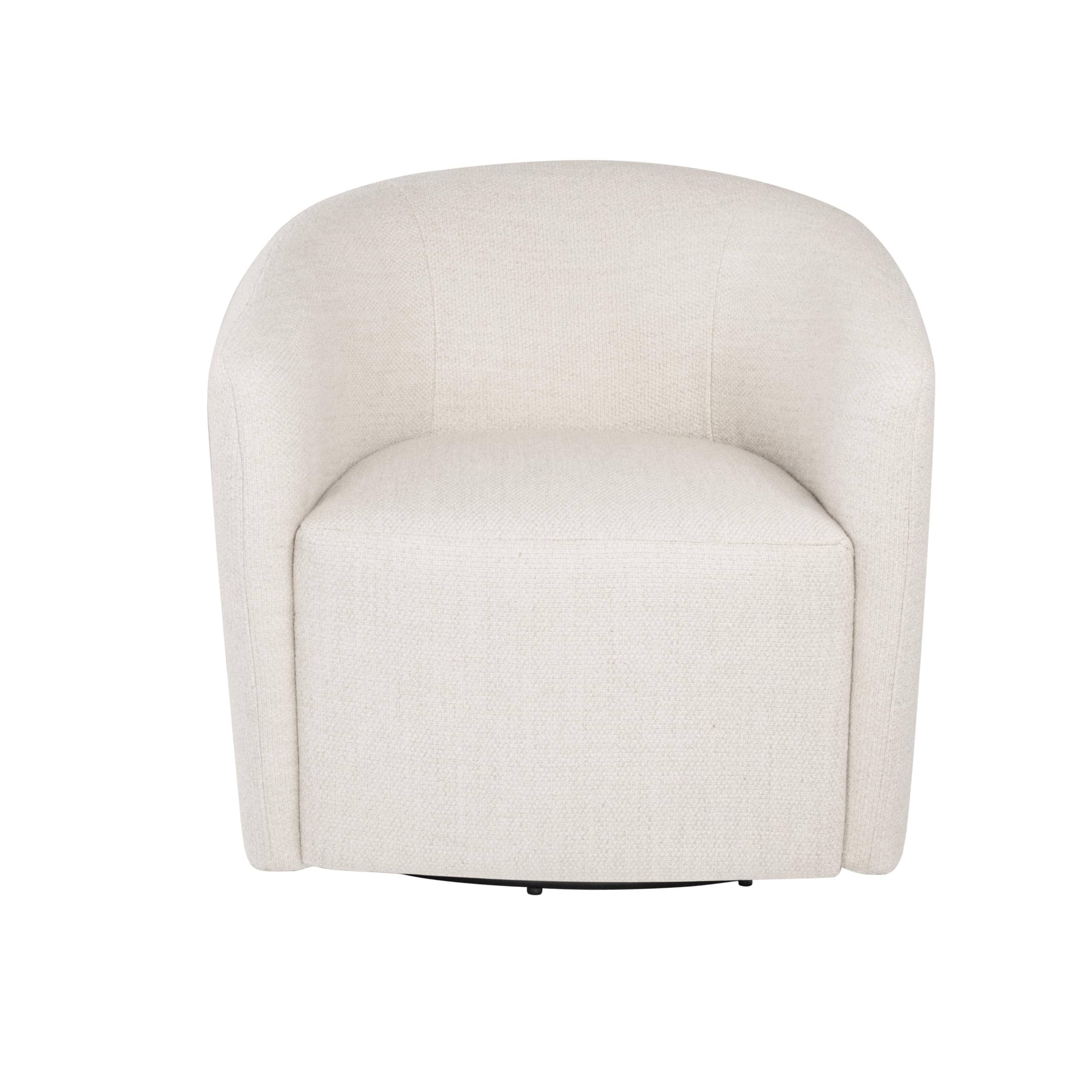 HomePop Swivel Accent Chair - Putty Woven Fabric