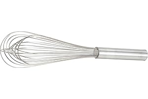 Winco Stainless Steel Commercial Whisk, 12 Inches