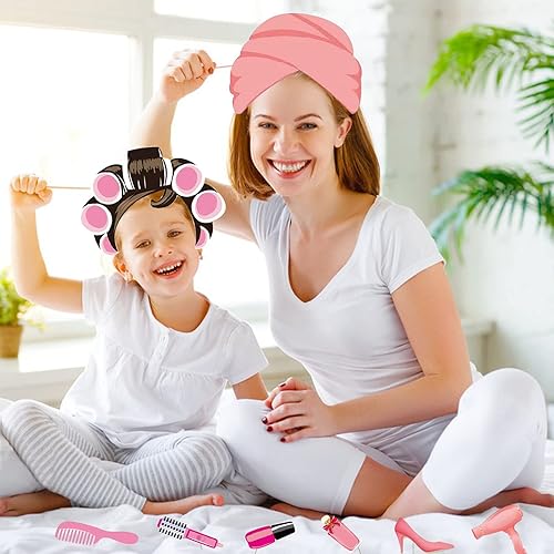 Miniatura 6 de 25 piezas de accesorios para cabina de fotos de spa, suministros de fiesta de spa para niñas, accesorios para cabina de fotos de día de spa con palo