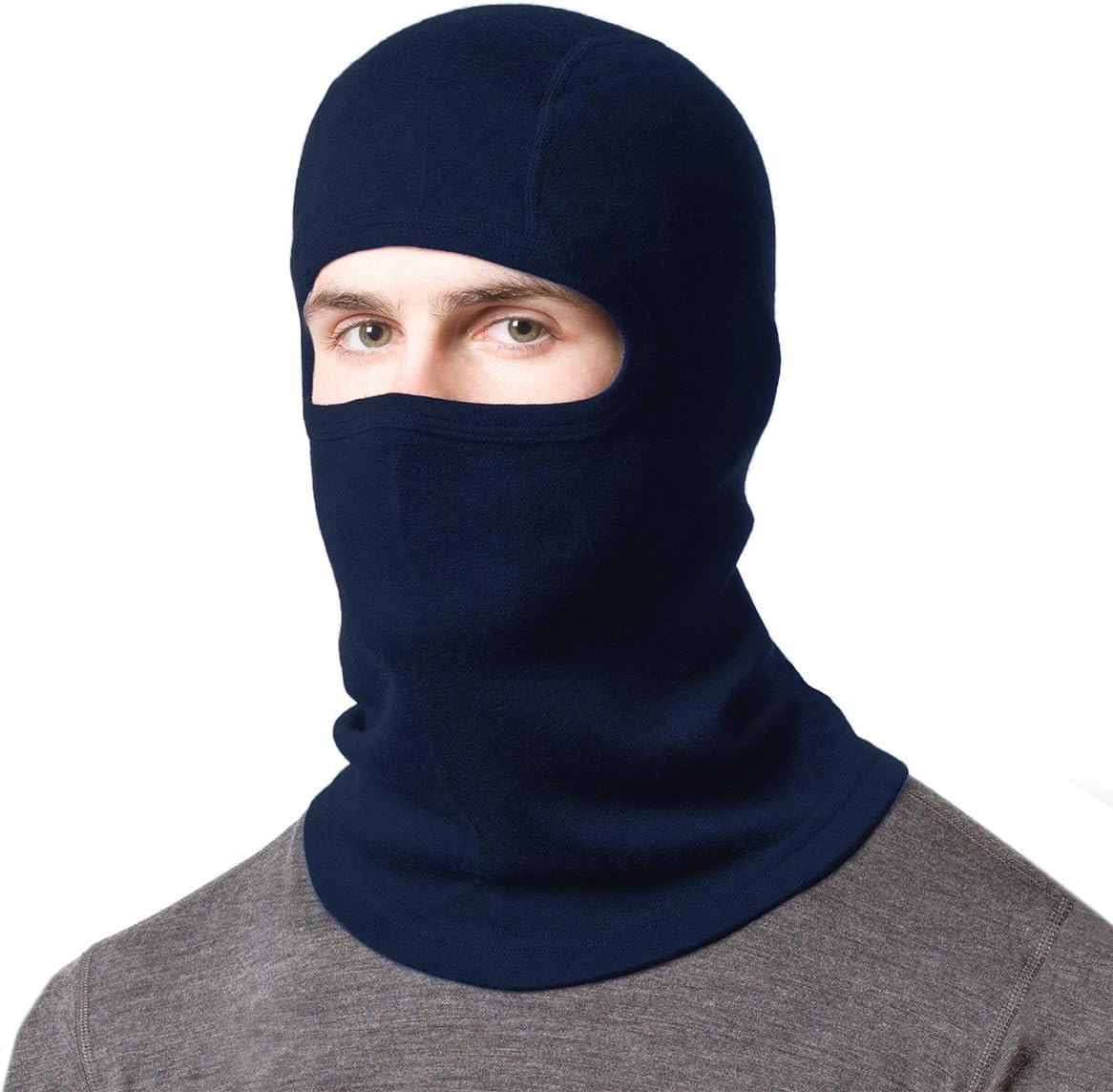 100% Merino Wool Balaclava - Winter Ski Mask - Face Mask - Cold Weather Gear