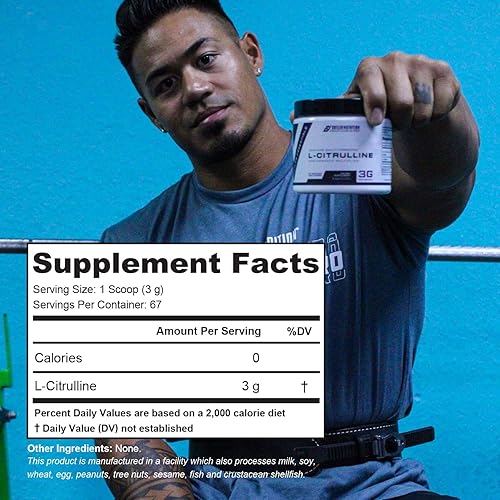 Miniatura 2 de Cutler Nutrition Jay Essentials - Polvo de L-citrulina 100% puro, sin sabor, 0.11 onzas por porción, soporta resistencia y bombas (67 porciones)