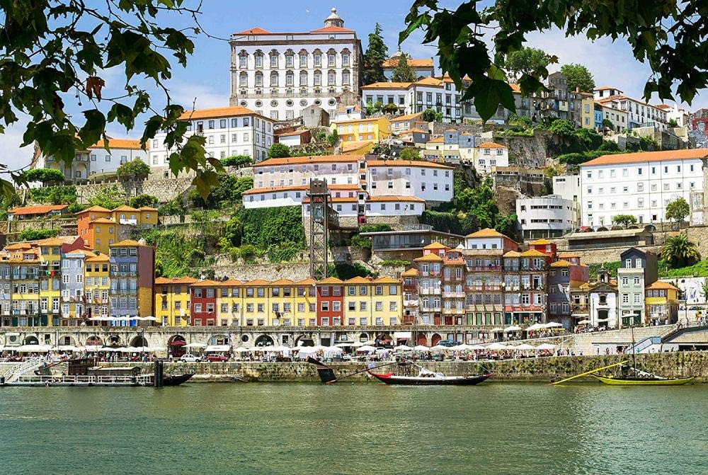 Kinderpuzzle Historische Stadt Porto Portugal 2000-Teilig, Freunde 70x100CM