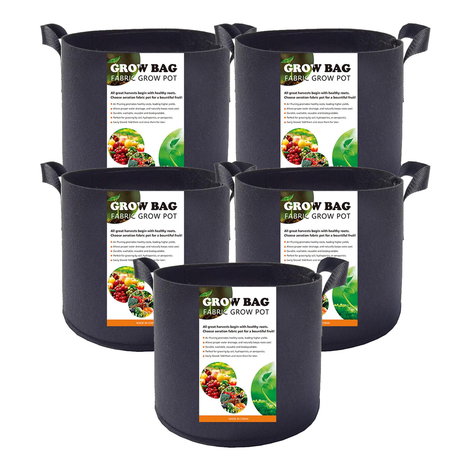 Jardiniu00e8re,Sac De Culture En Feutre Pour Plantes,Pots De Culture En